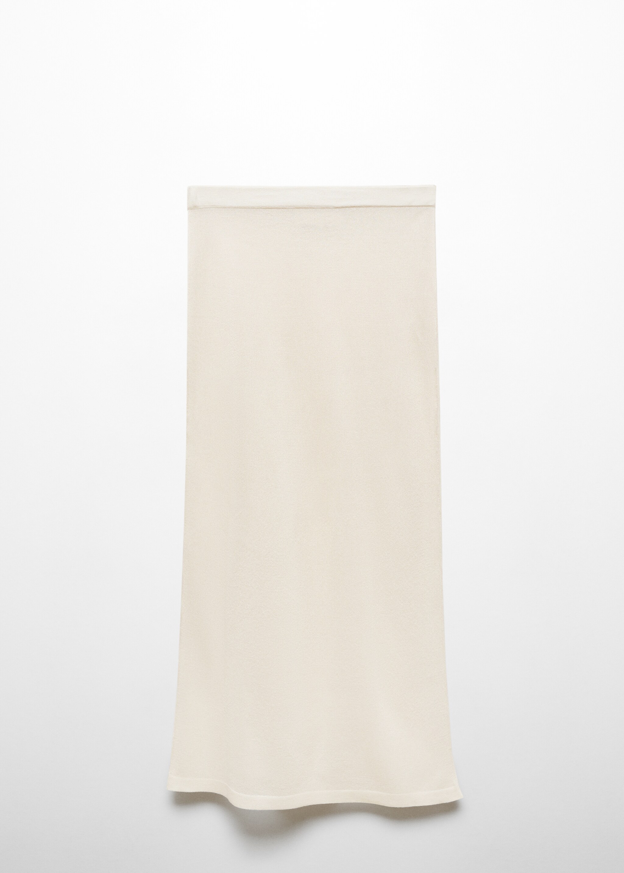 Semi-transparent knitted skirt - Изделие без модели