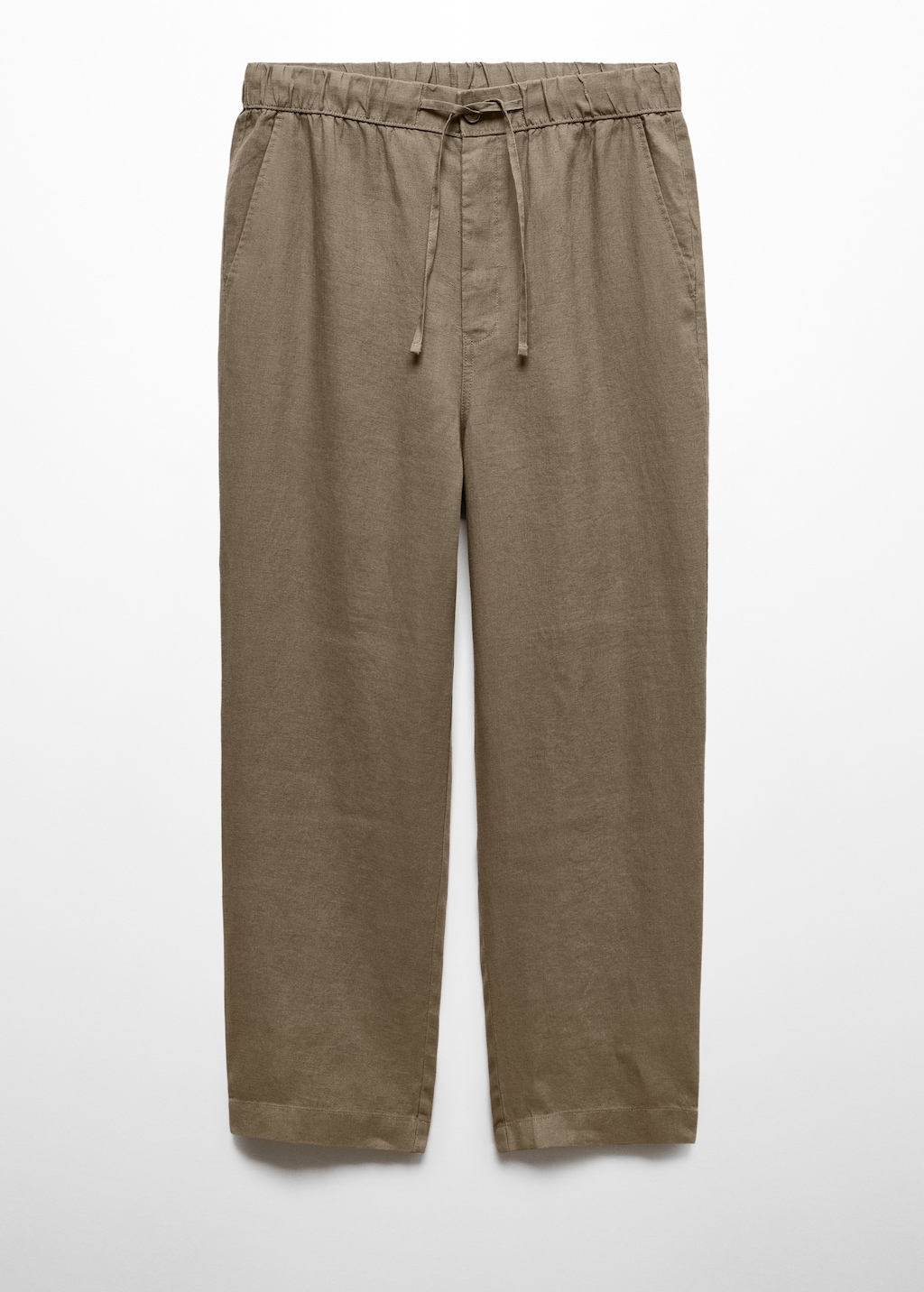 100% linen pants with drawstring