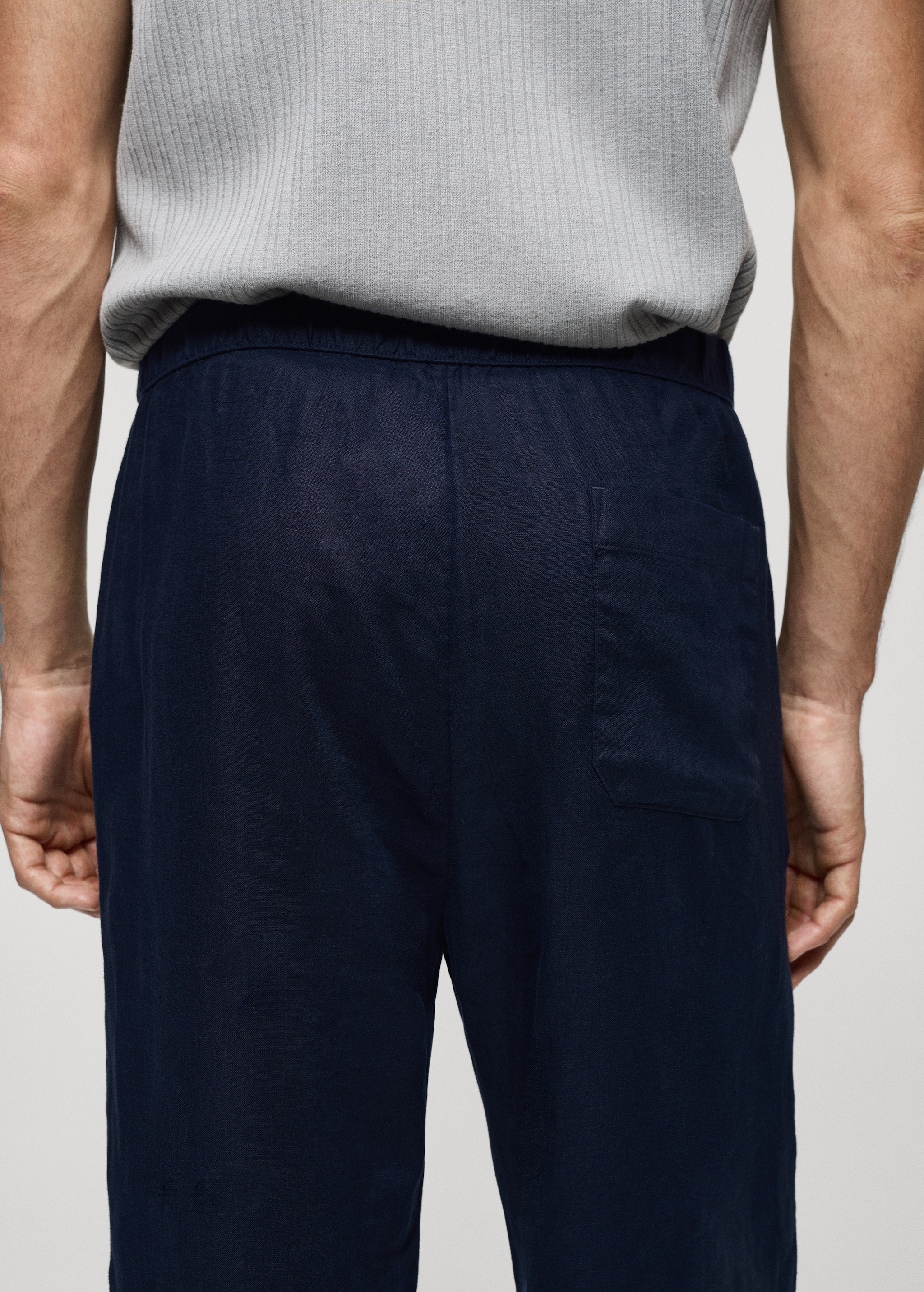 Pantalon 100 % lin cordon - Détail de l'article 6