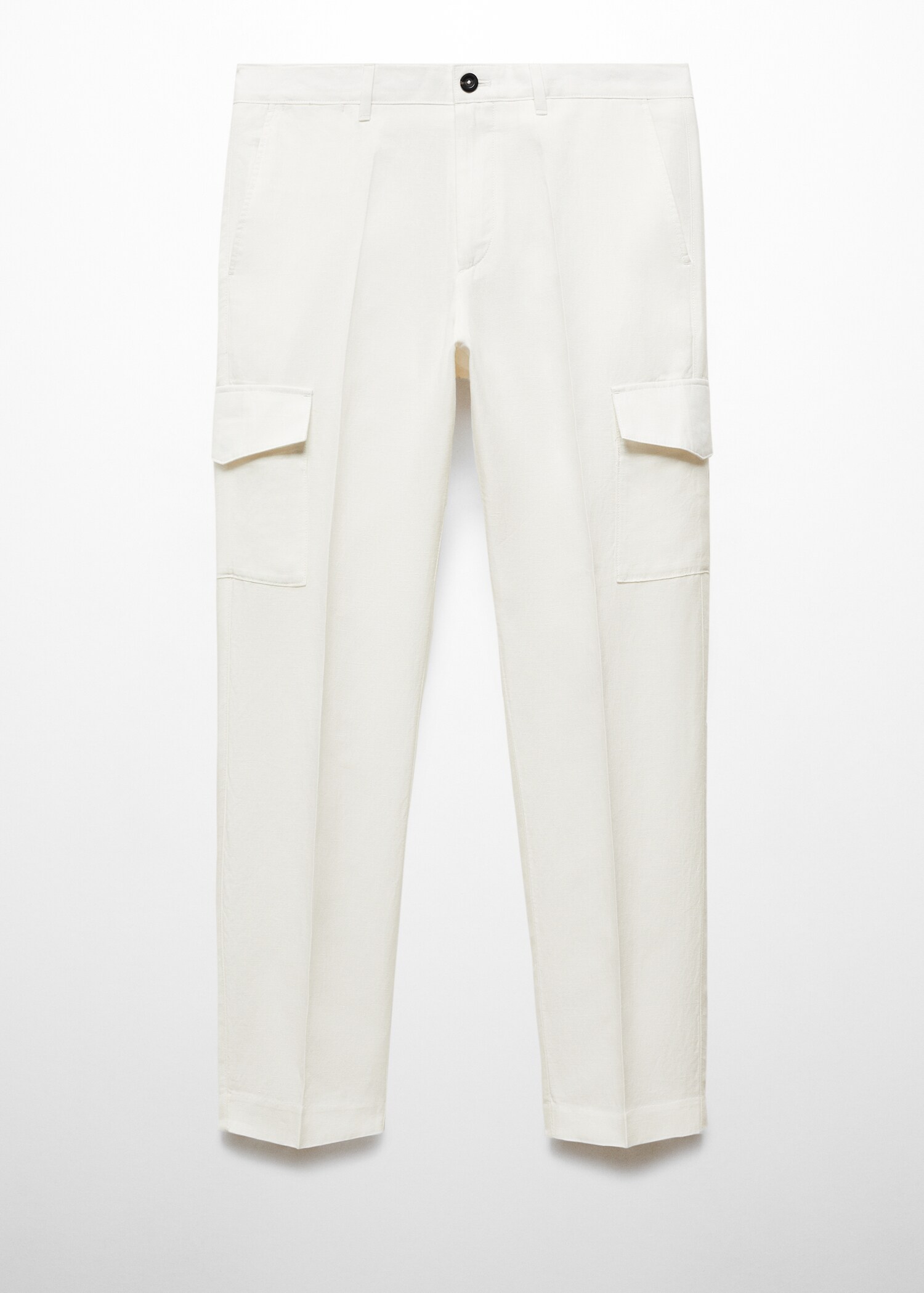Pantalon cargo lin mélangé - Article sans modèle
