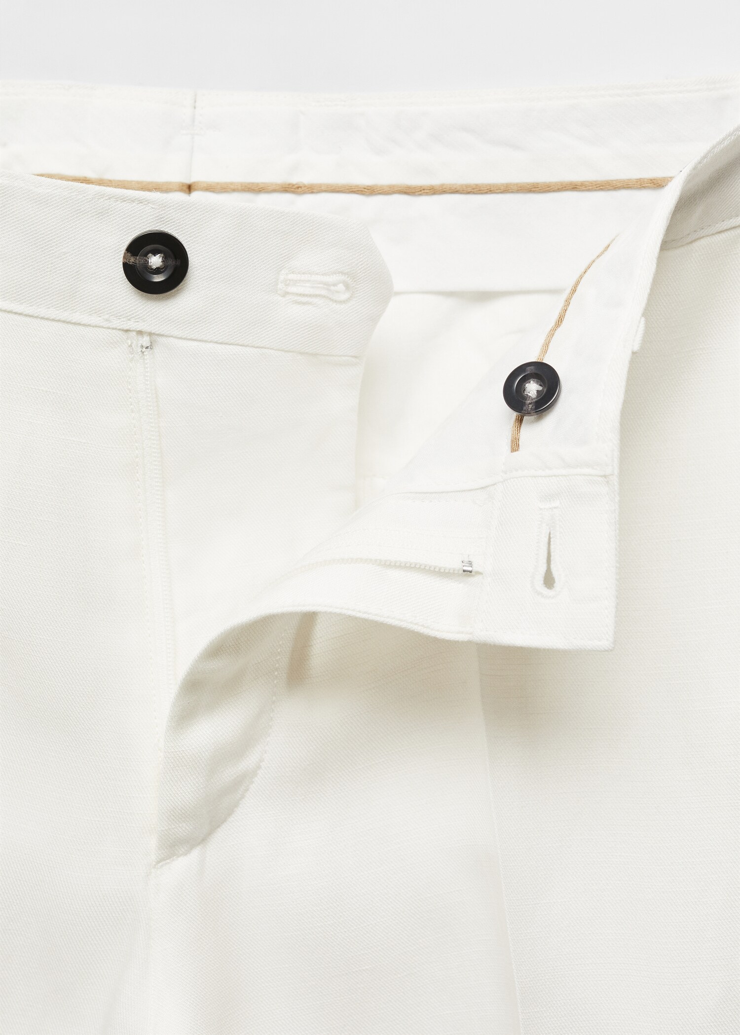 Pantalon cargo lin mélangé - Détail de l'article 8