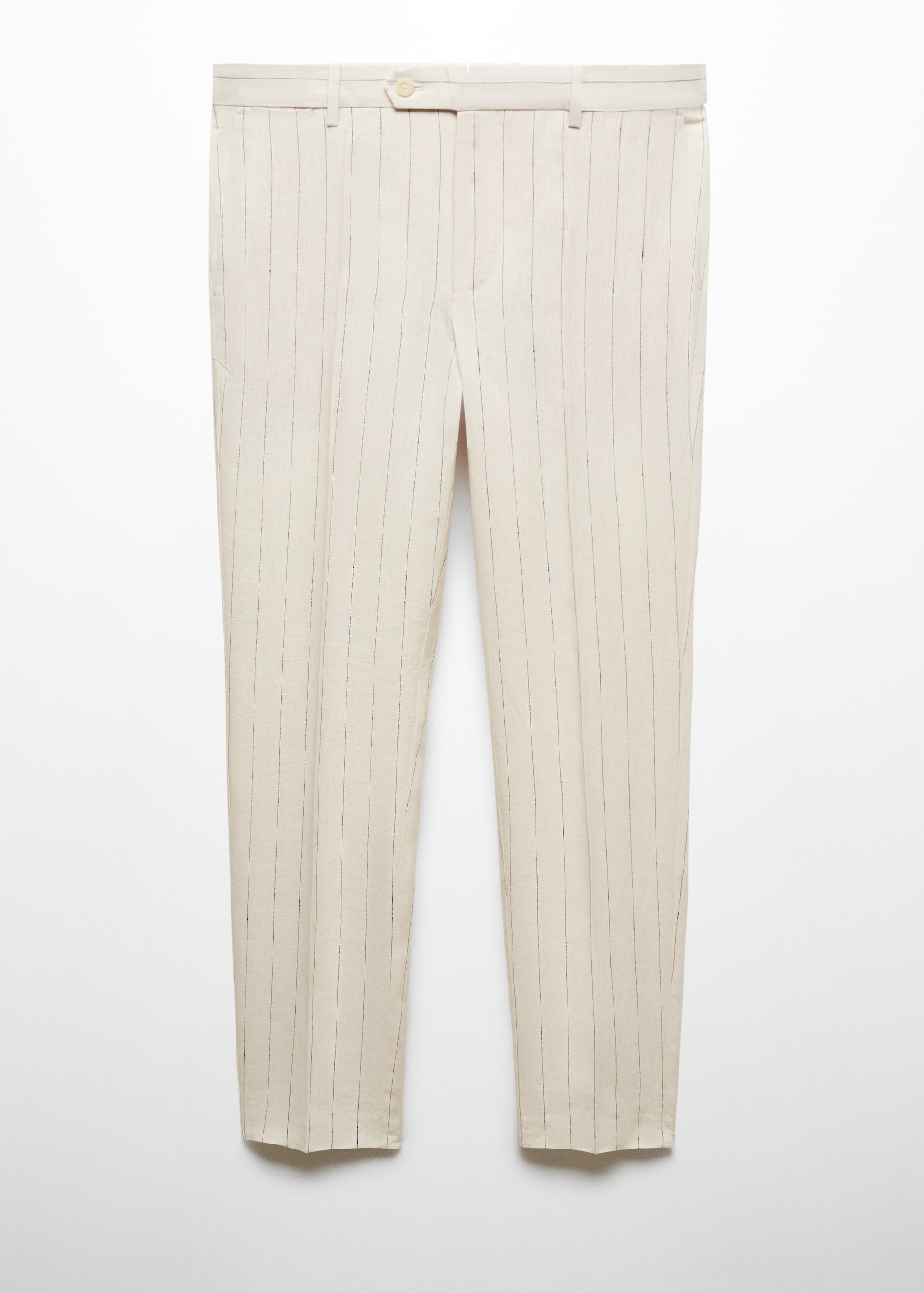 Slim fit pinstriped trousers - Article without model