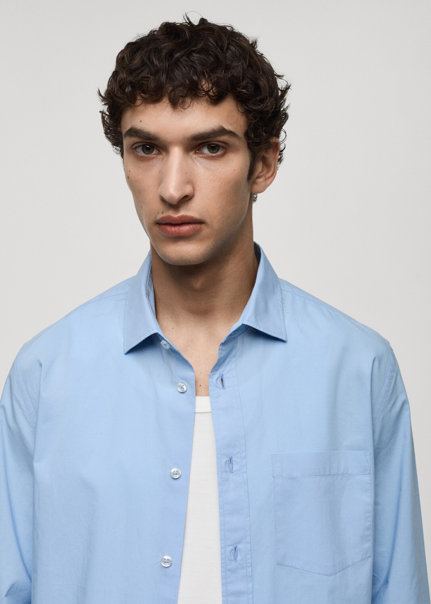 Chemise regular-fit 100 % coton poche - Détail de l'article 1