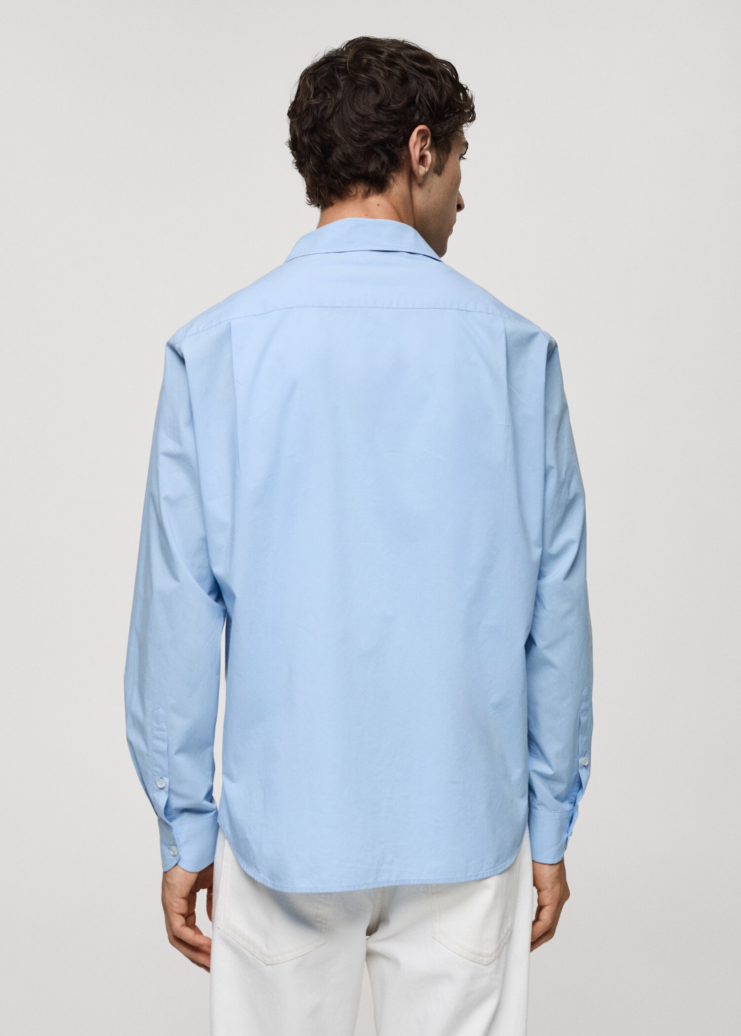 Chemise regular-fit 100 % coton poche - Verso de l’article
