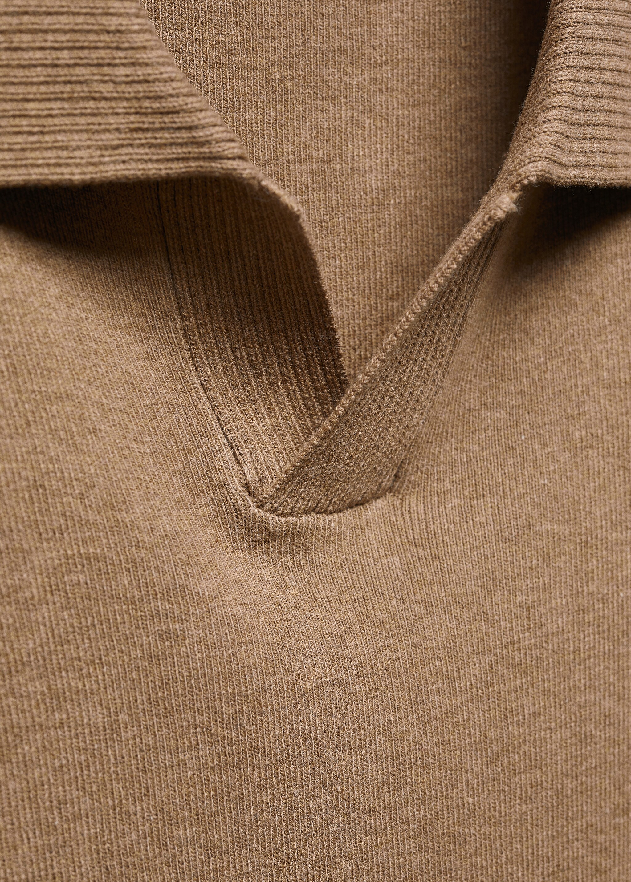 Fine knit cotton polo shirt - Details of the article 8