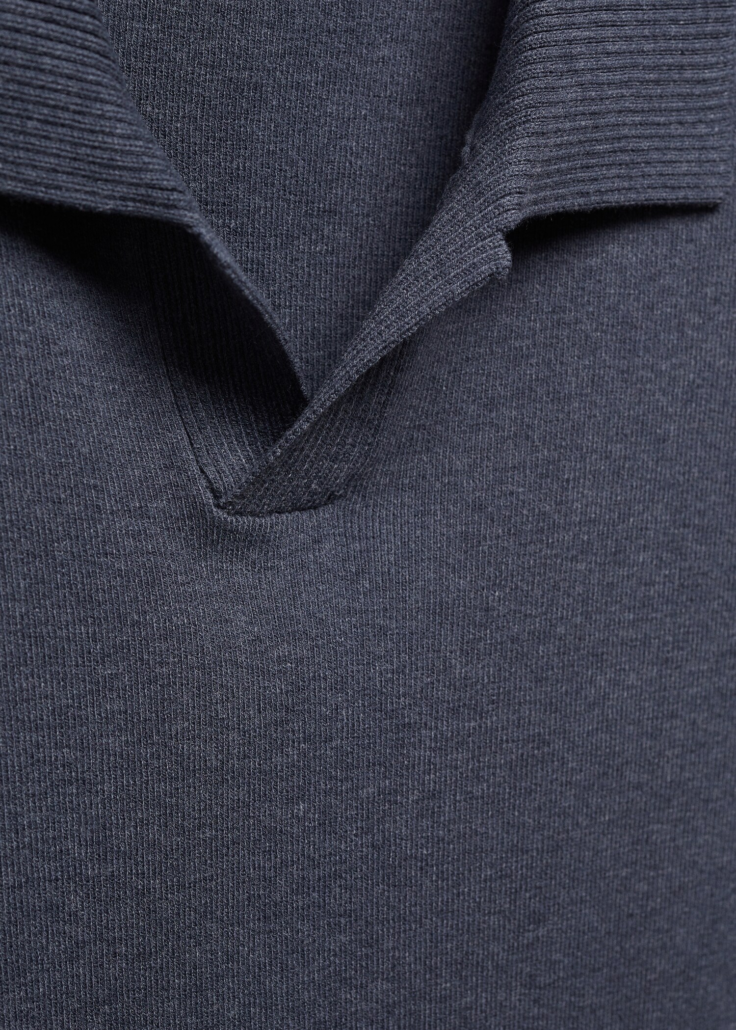 Fine knit cotton polo shirt - Details of the article 8