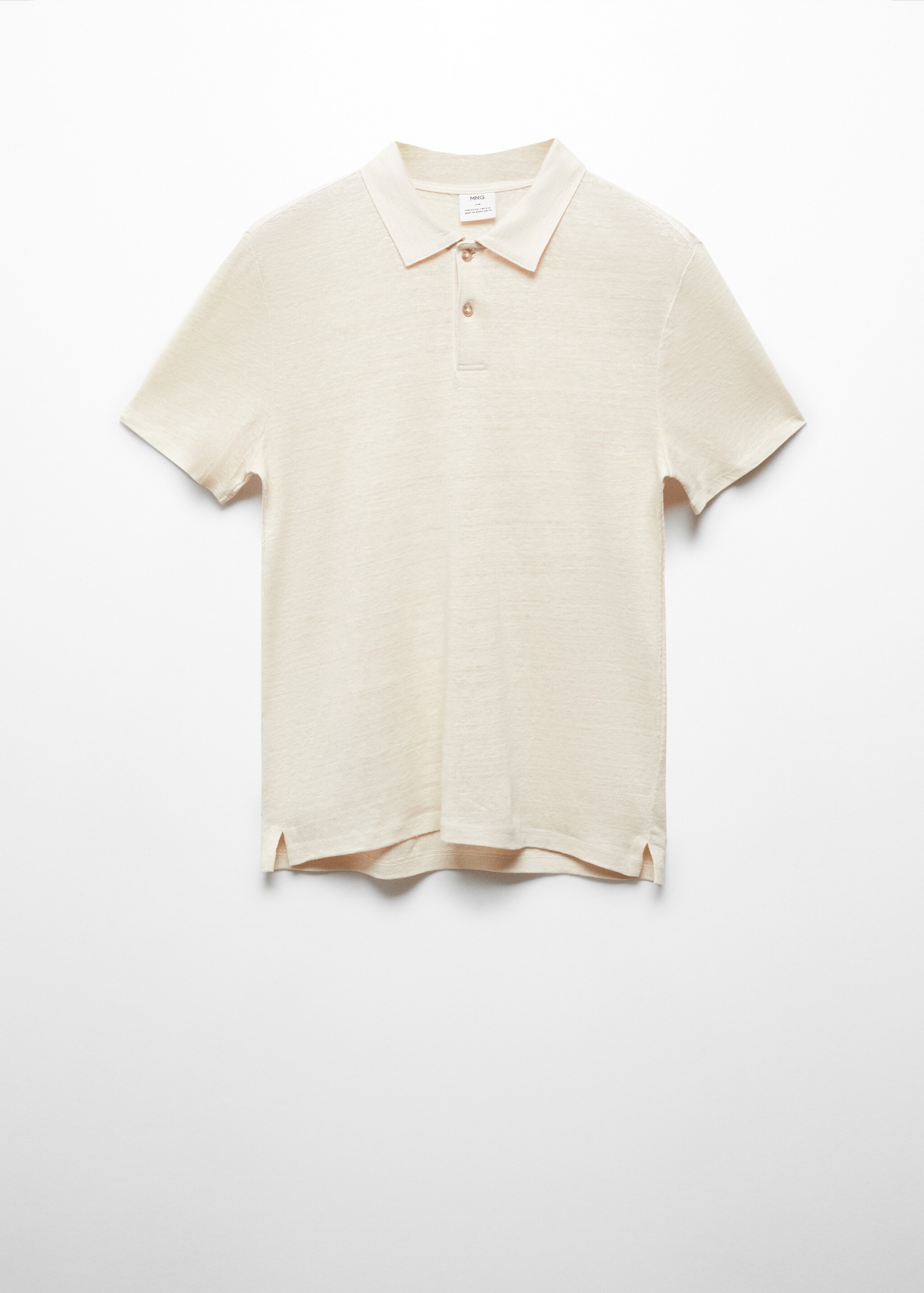 Slim Fit-Poloshirt aus 100 % Leinen - Artikel ohne Model