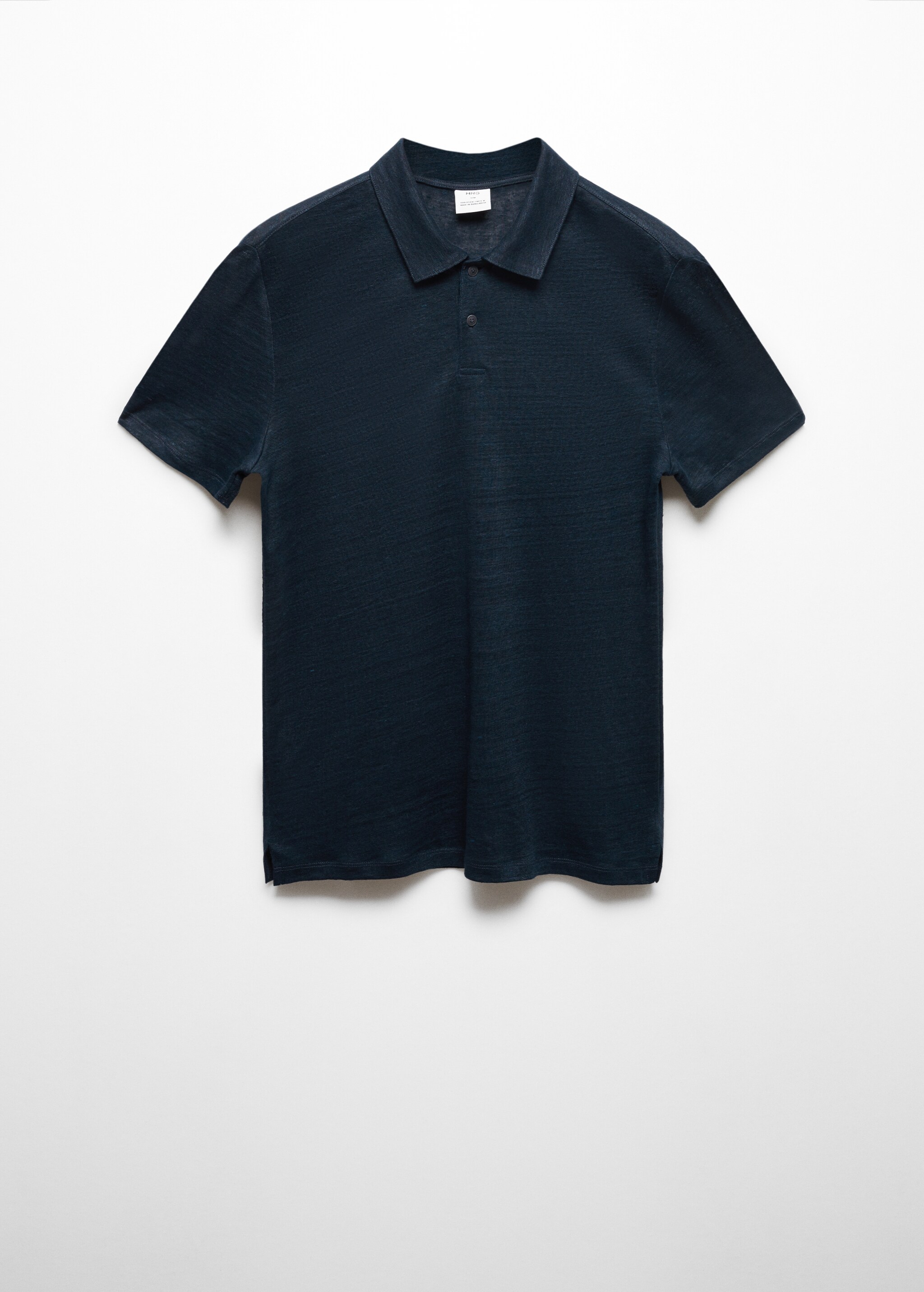 Koszulka polo slim fit ze 100% lnu - Artykuł bez modela/modelki