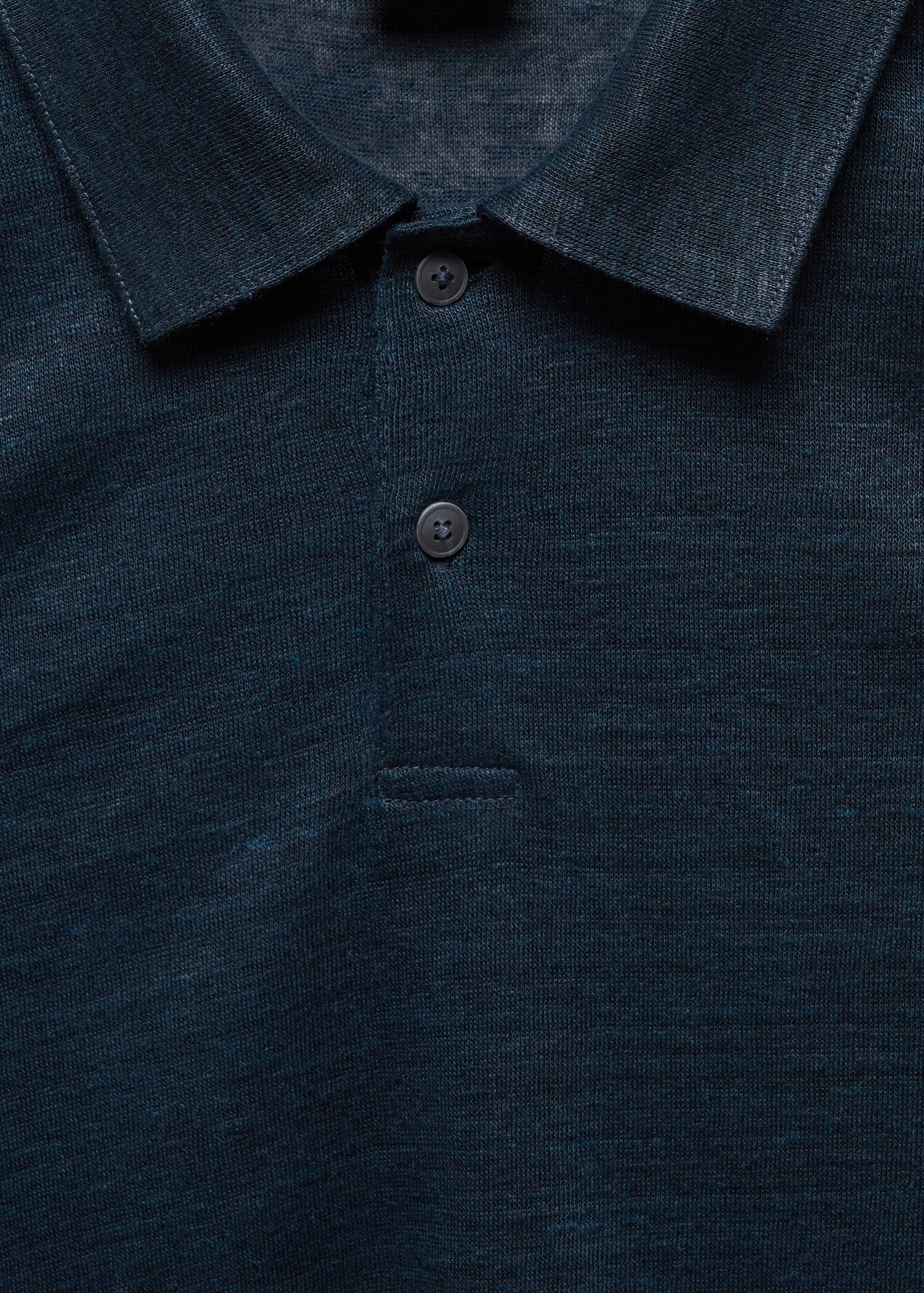 Polo slim fit de 100% linho - Pormenor do artigo 8