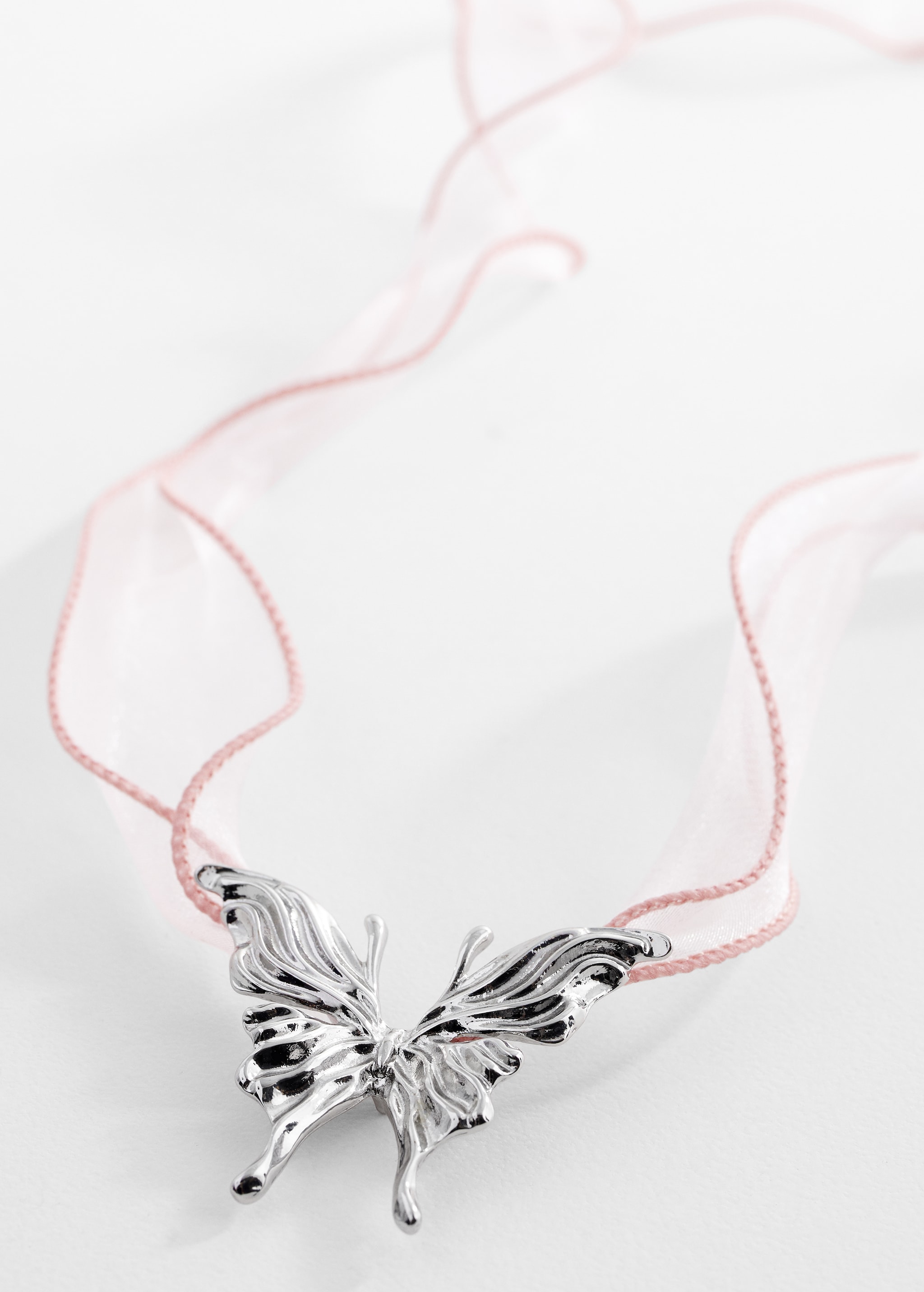 Butterfly bow necklace - Medium plane