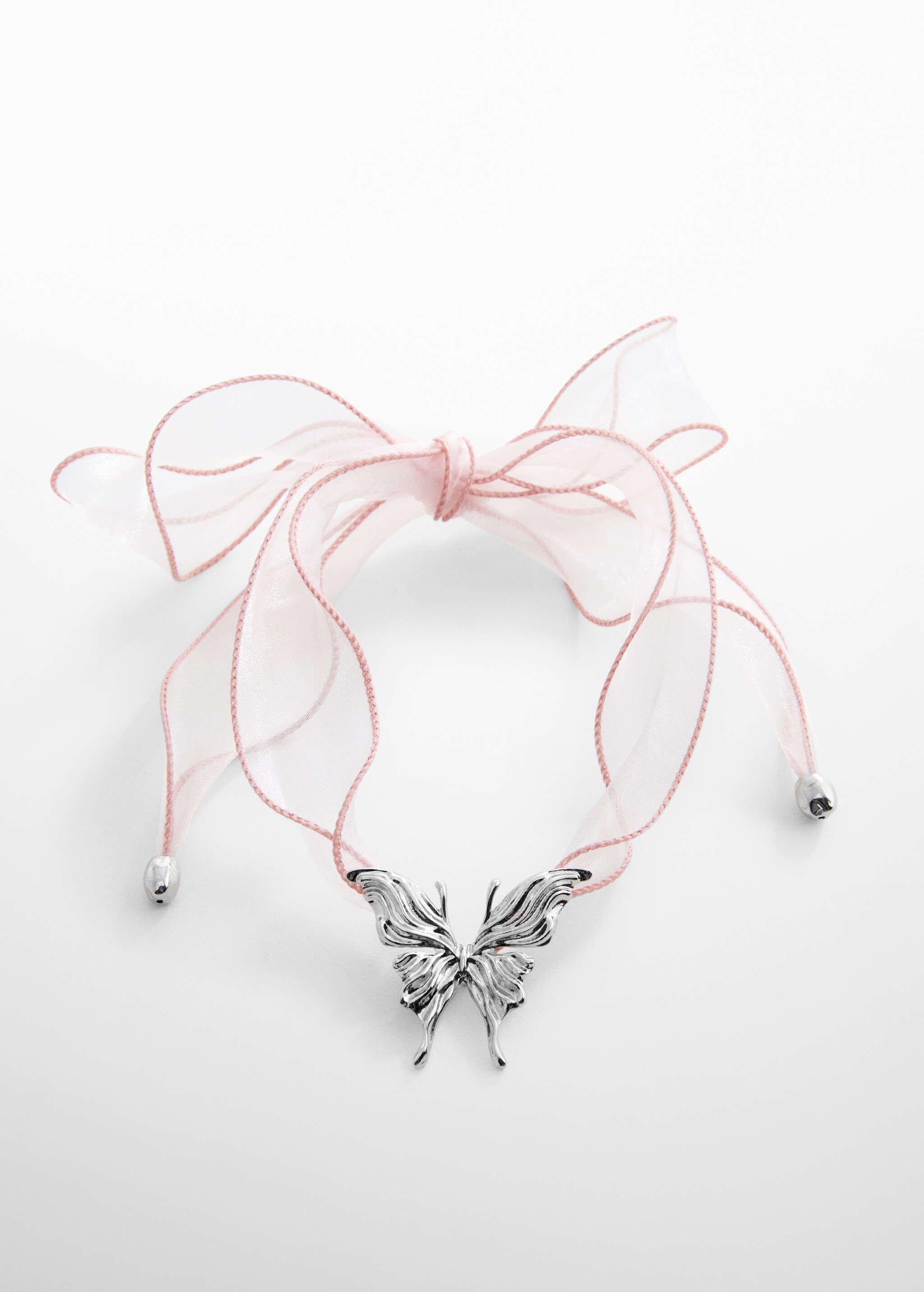 Butterfly bow necklace - Article without model