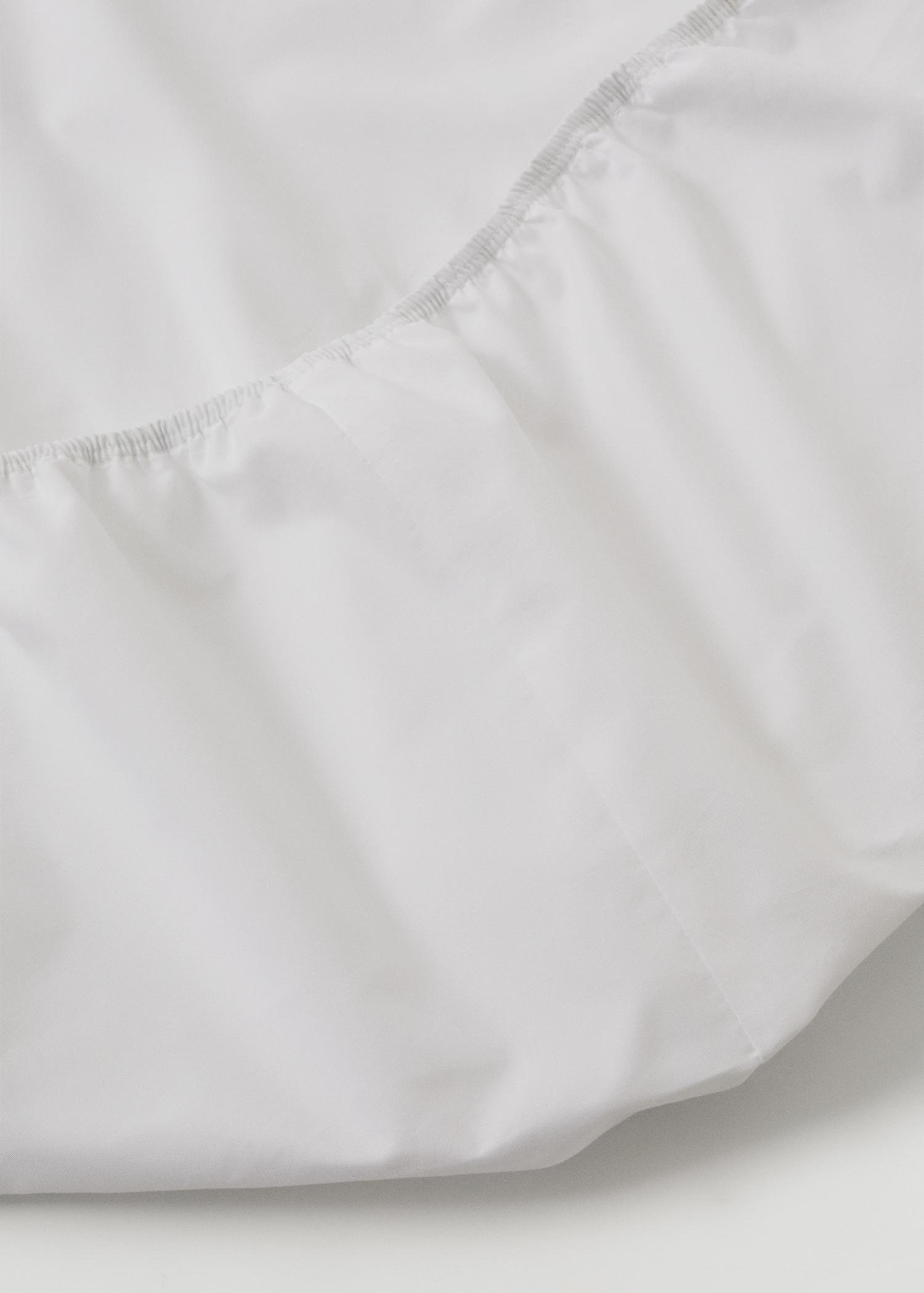 Baumwoll-Spannbetttuch 500 Fäden für 200 cm Bett - Mittlere Ansicht