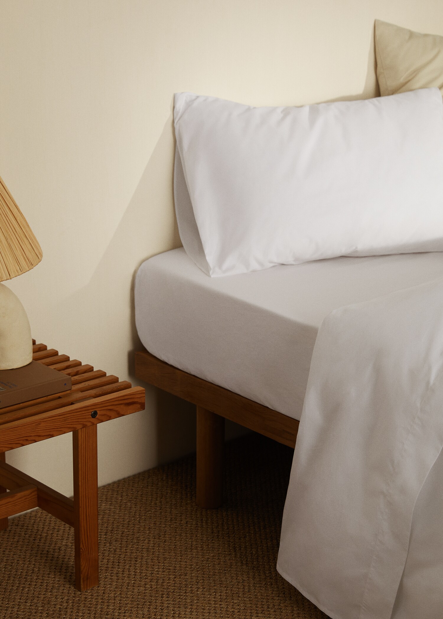 Baumwoll-Spannbetttuch 500 Fäden für 200 cm Bett - Detail des Artikels 8