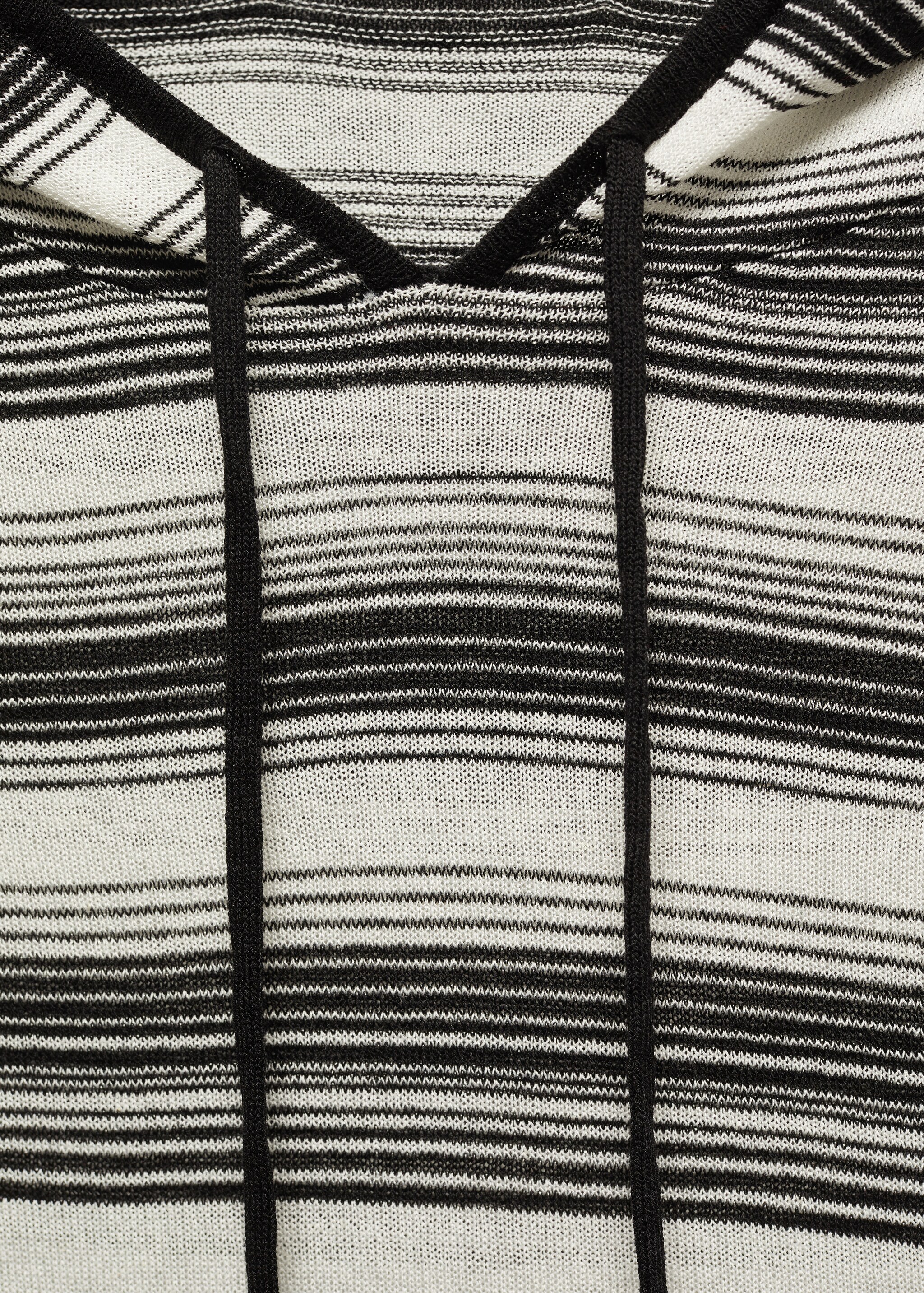 Hooded striped dress - Details of the article 8