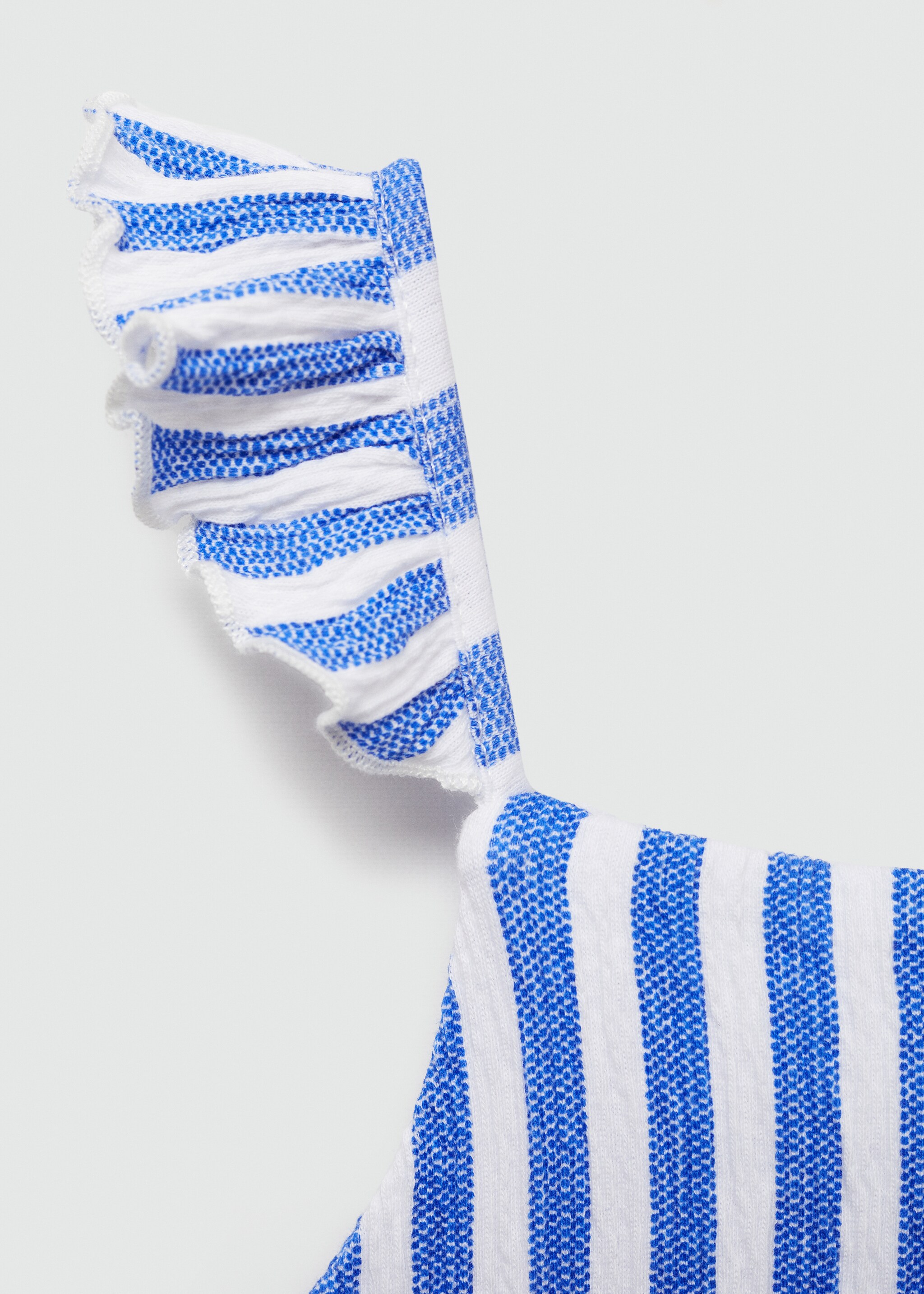 Striped ruffle dress - Details of the article 0
