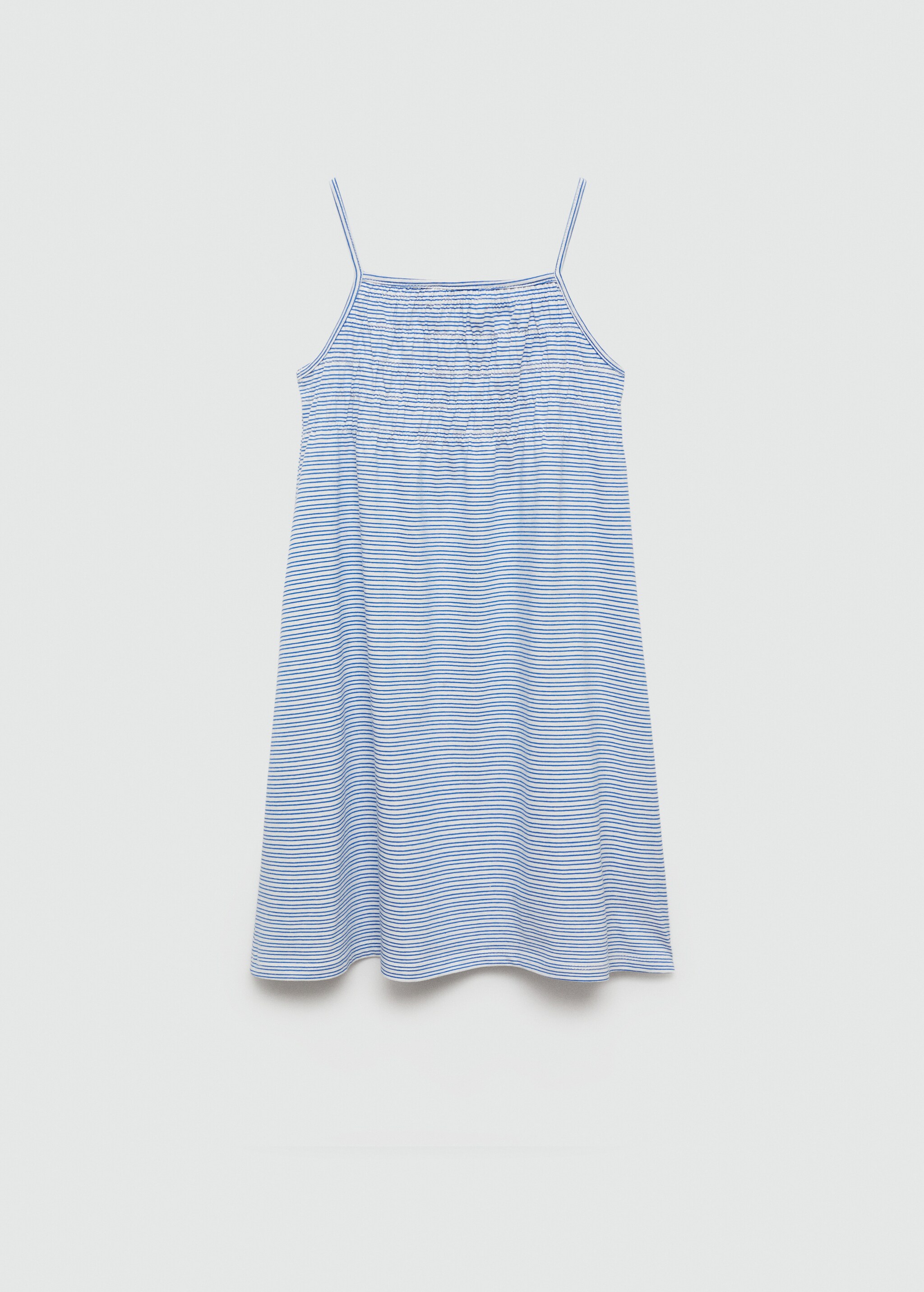 Striped cotton dress - Reverse of the article