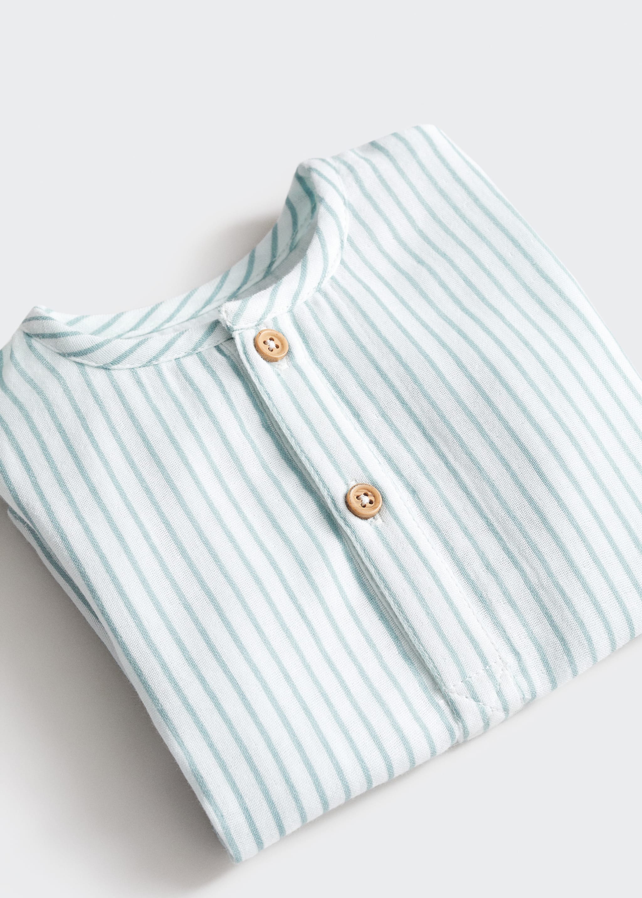 Striped cotton shirt - Details of the article 0