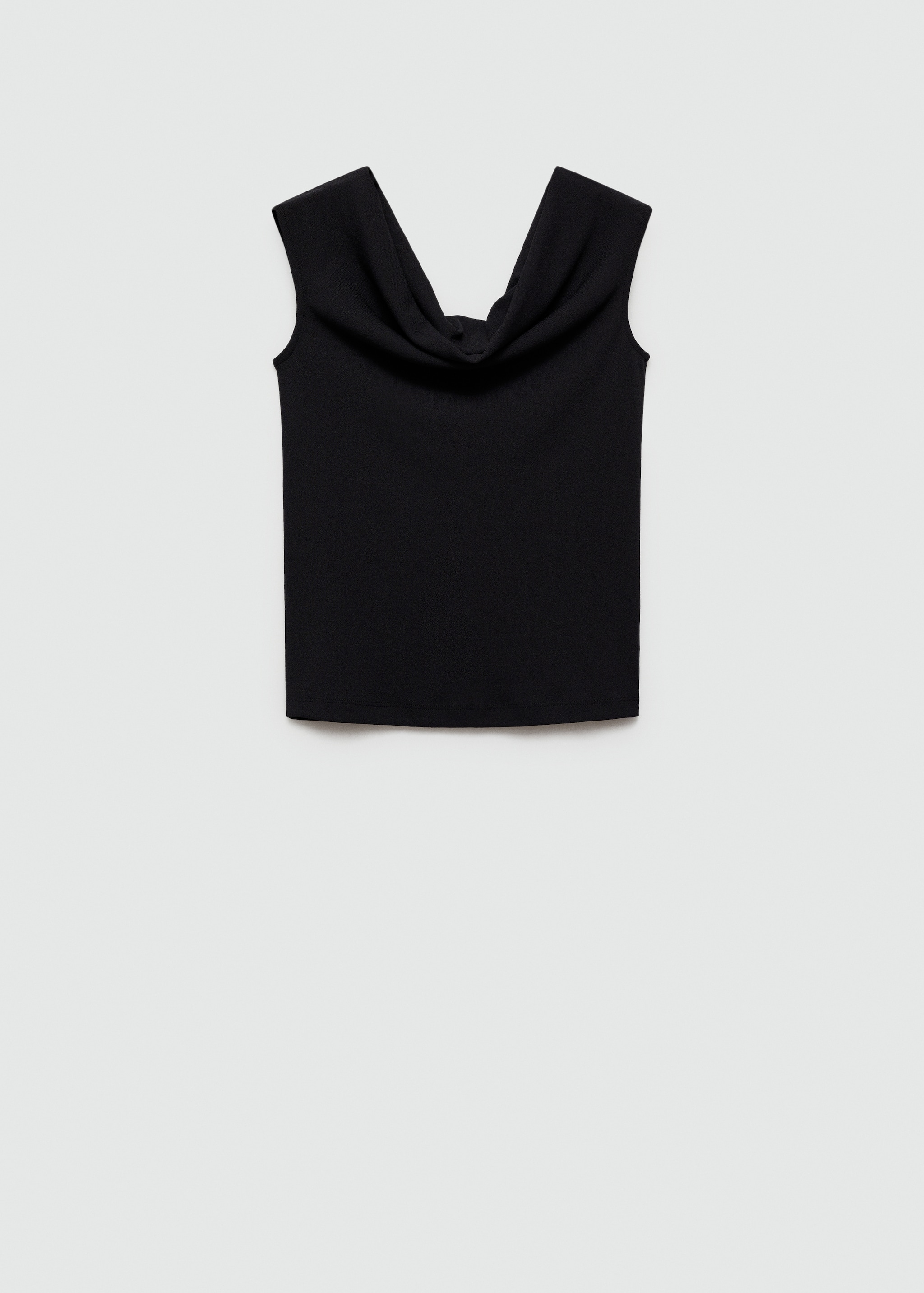 Draped neckline top - Article without model