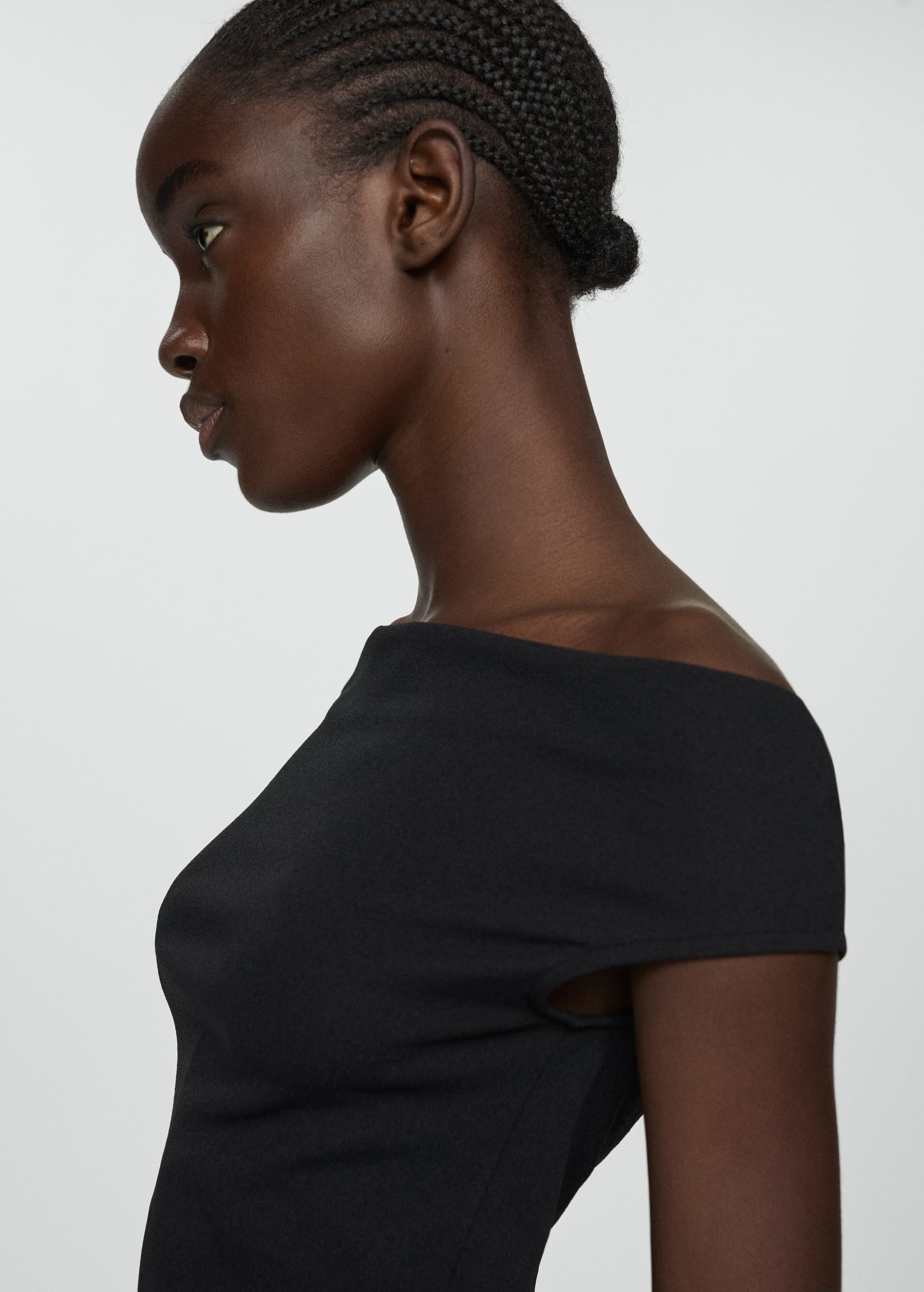 Draped neckline top - Details of the article 1