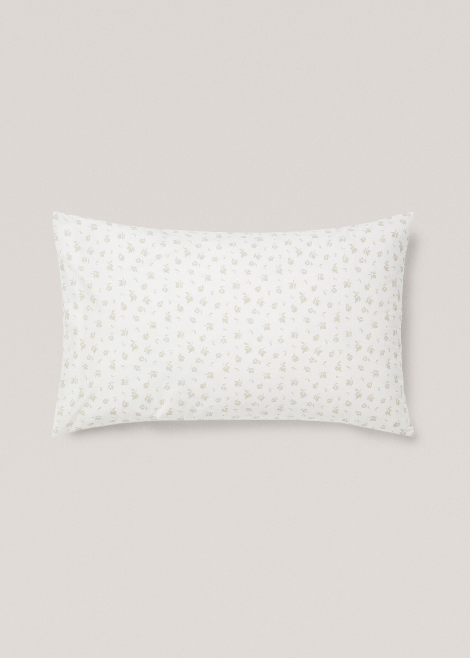Floral design cotton pillowcase 50x75cm - Article without model
