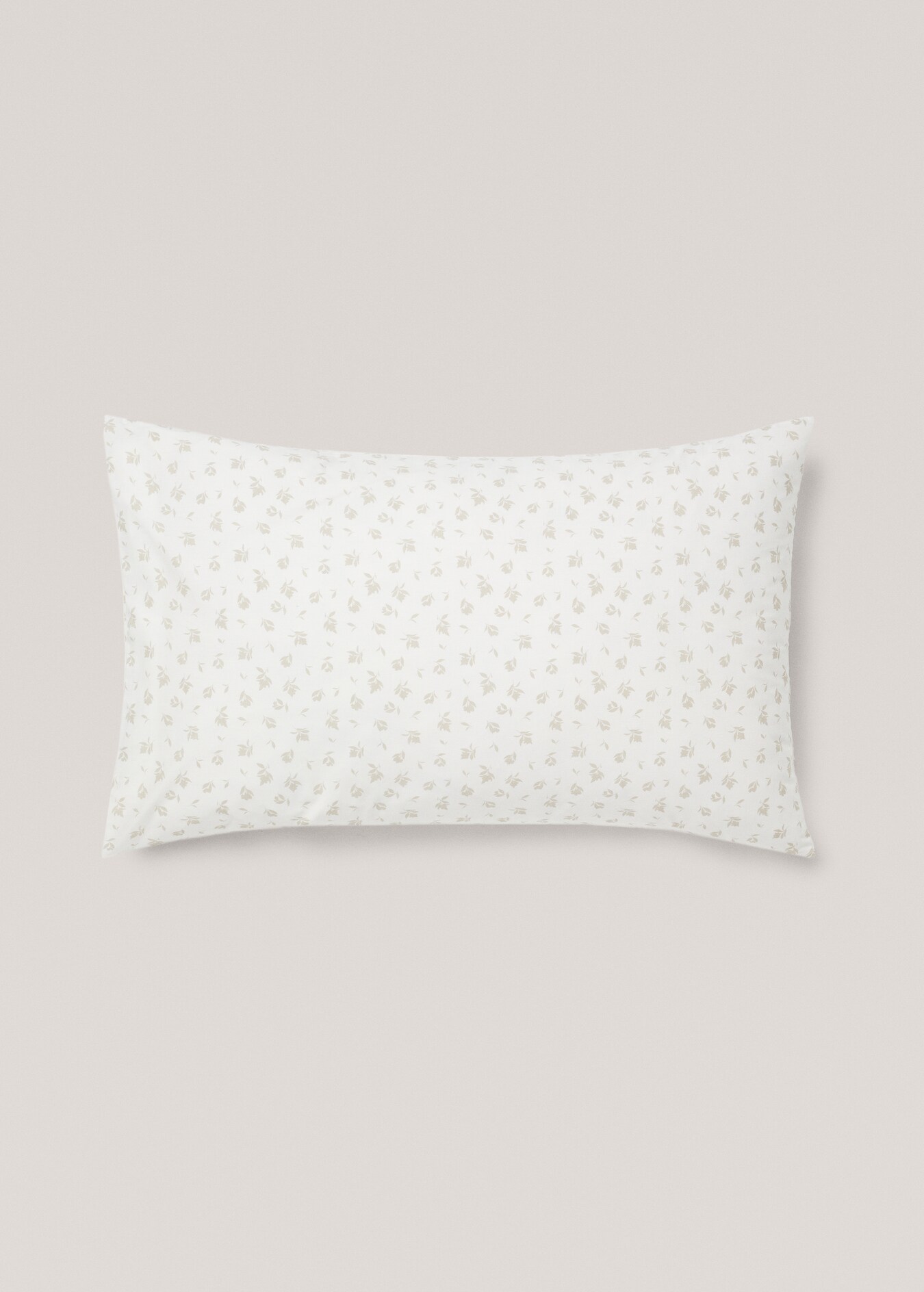 Funda de almohada algodón diseño floral 50x75cm