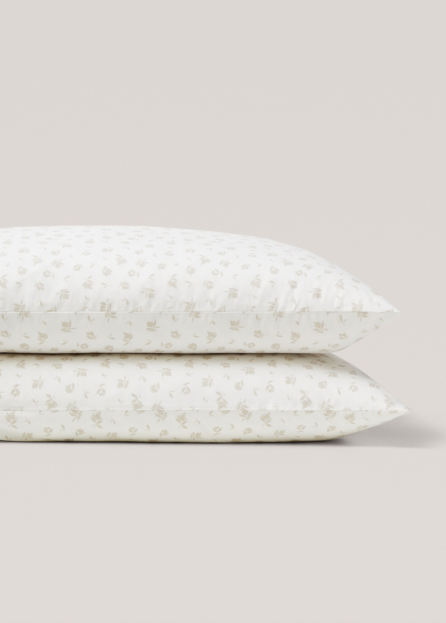 Floral design cotton pillowcase 50x75cm - Details of the article 3