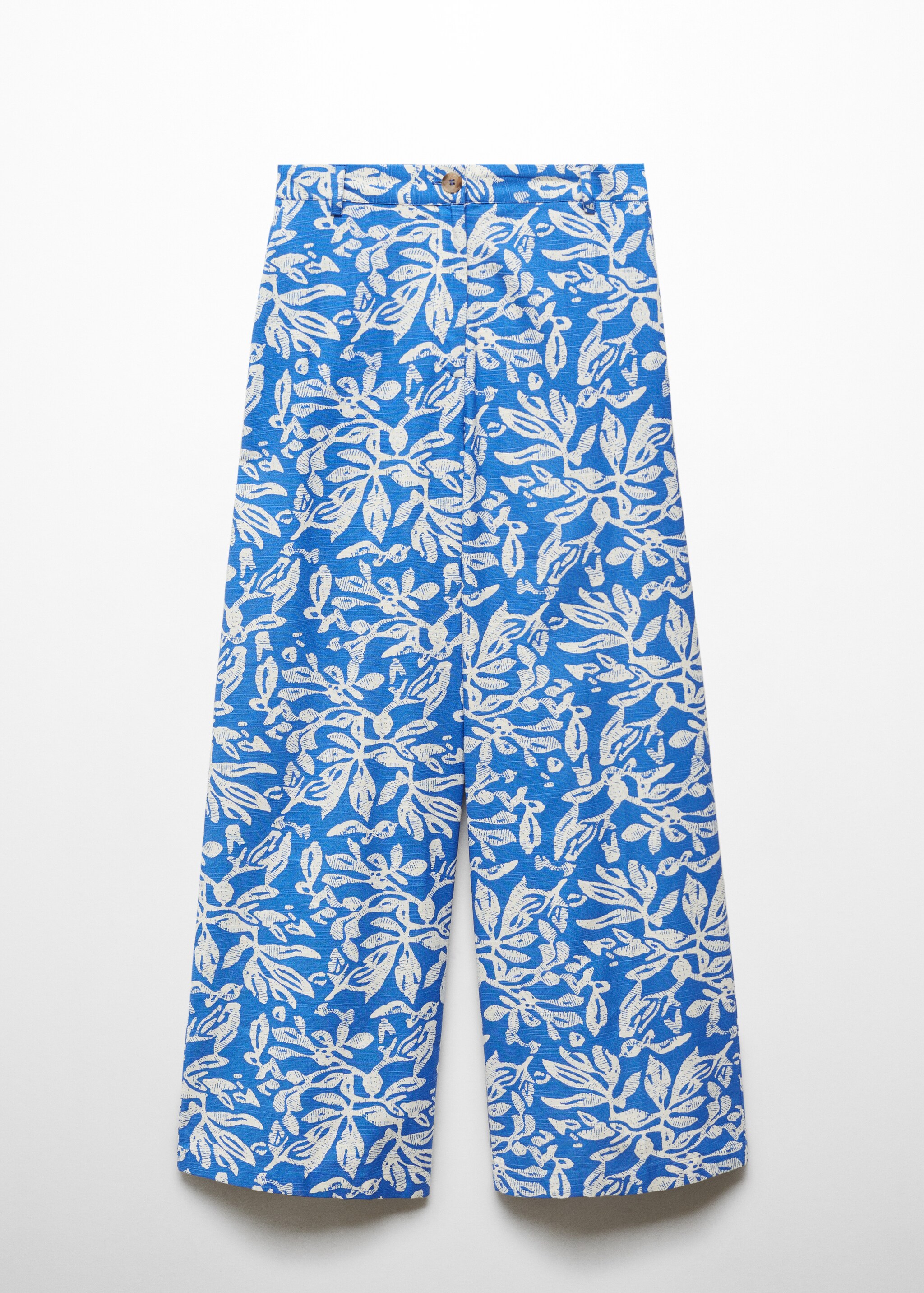 Wide leg printed trousers - Article without model