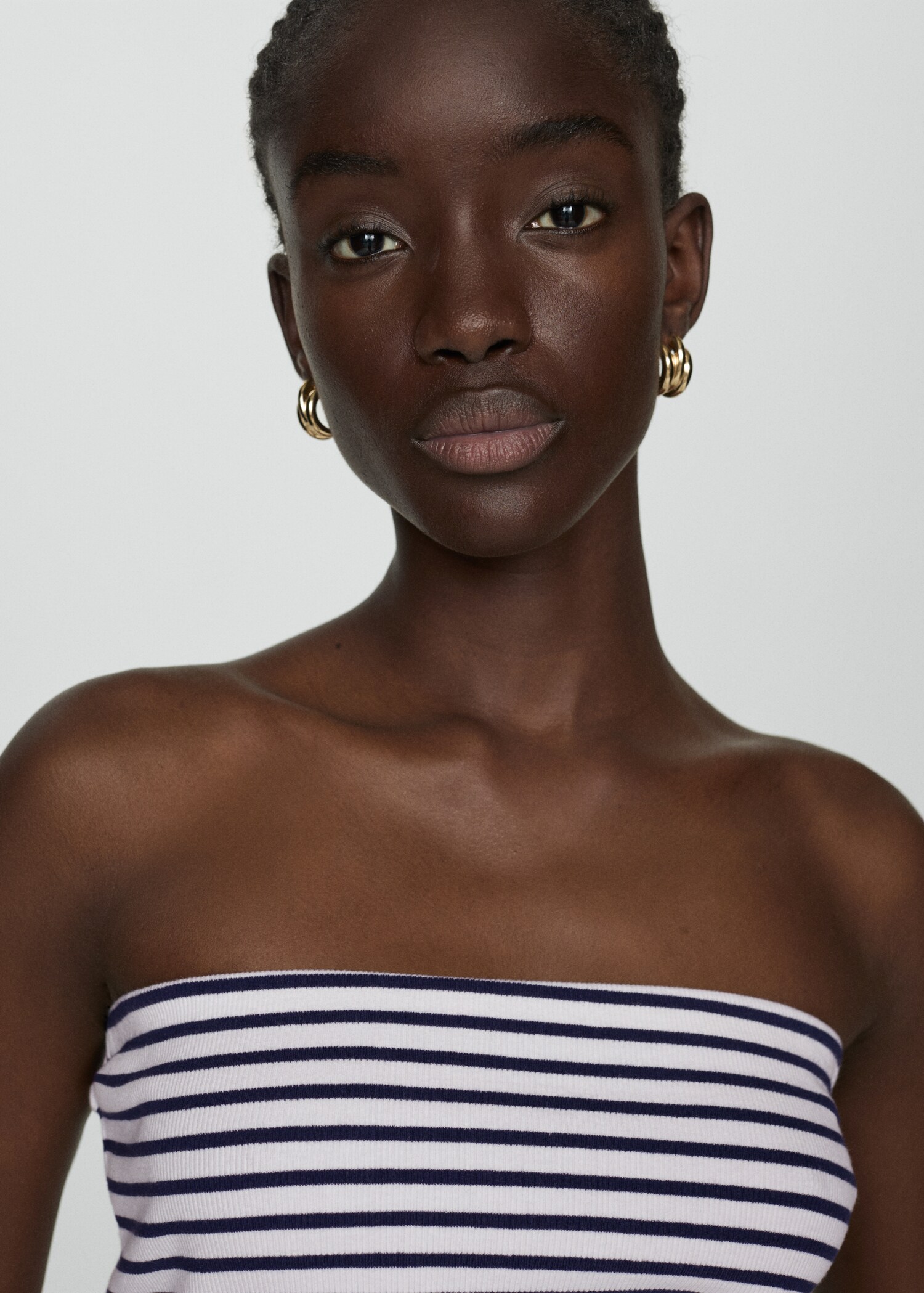 Cotton bandeau top - Details of the article 1