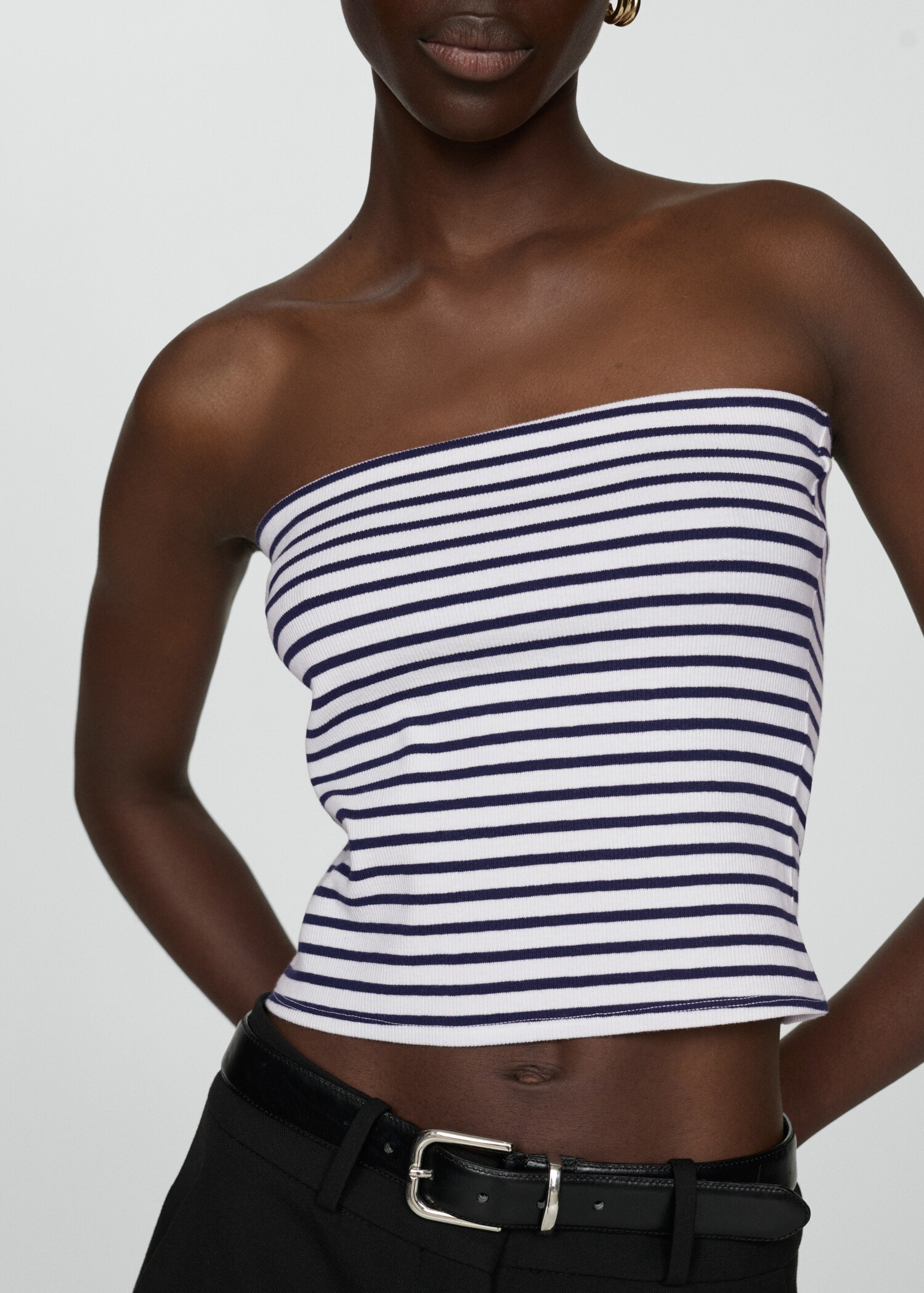 Cotton bandeau top - Details of the article 2