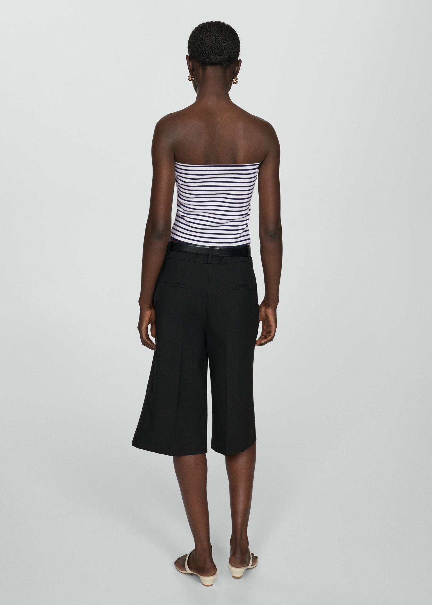 Cotton bandeau top - Reverse of the article