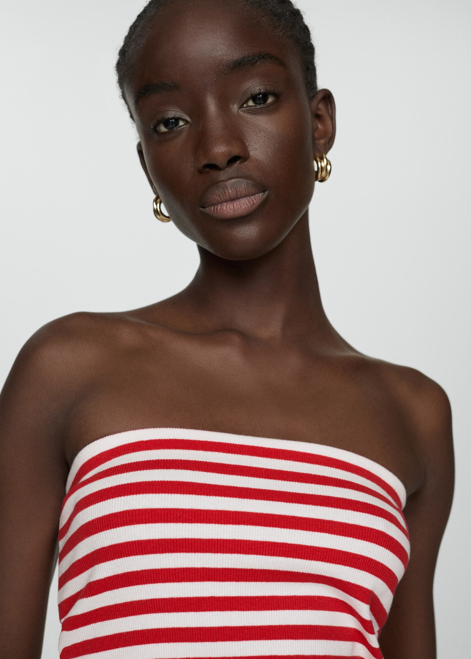 Cotton bandeau top - Details of the article 1
