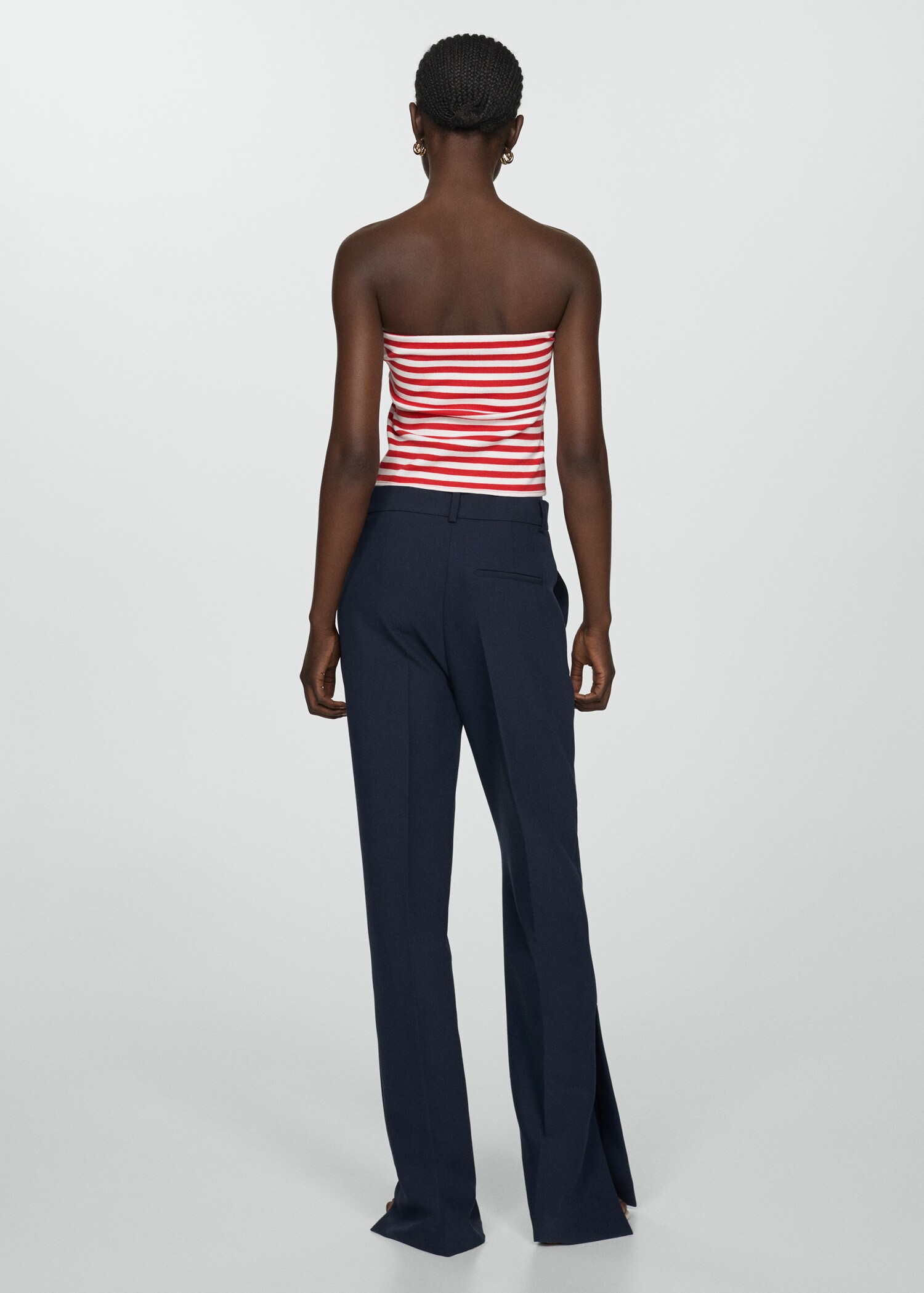 Cotton bandeau top - Reverse of the article