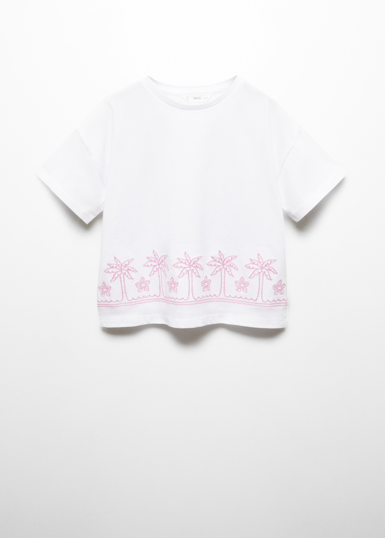 Embroidered printed T-shirt - Article without model