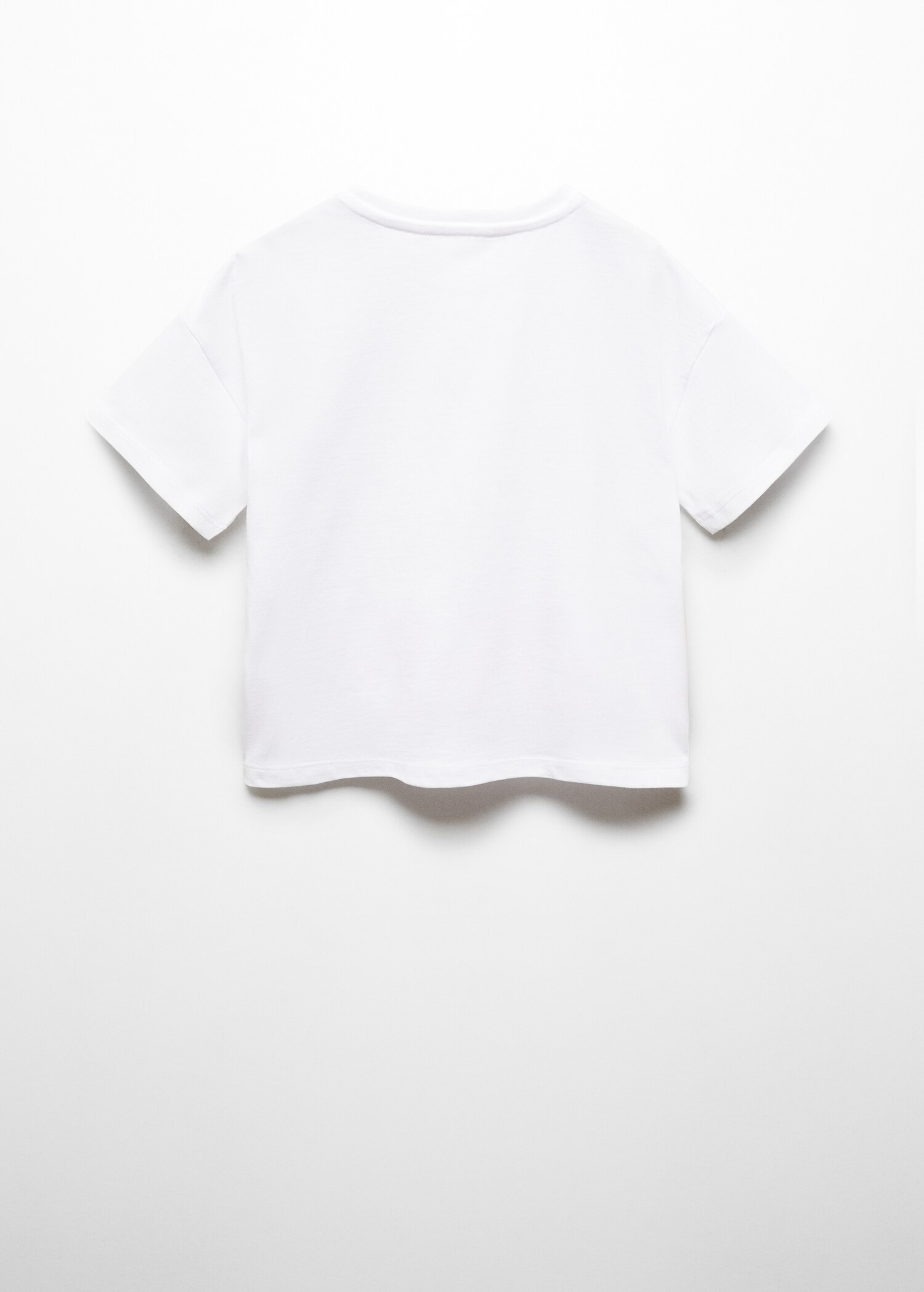 Embroidered printed T-shirt - Reverse of the article