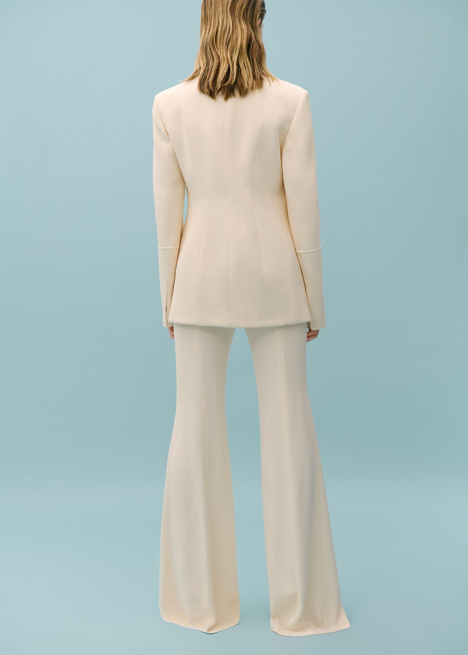Suit pants with decorative stitching - Reverse of the article