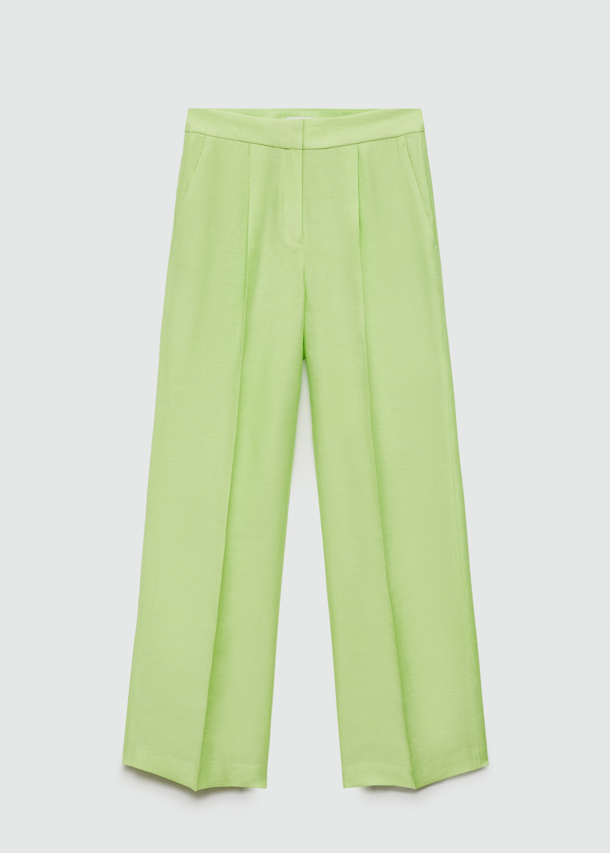 Wideleg linen trousers - Article without model