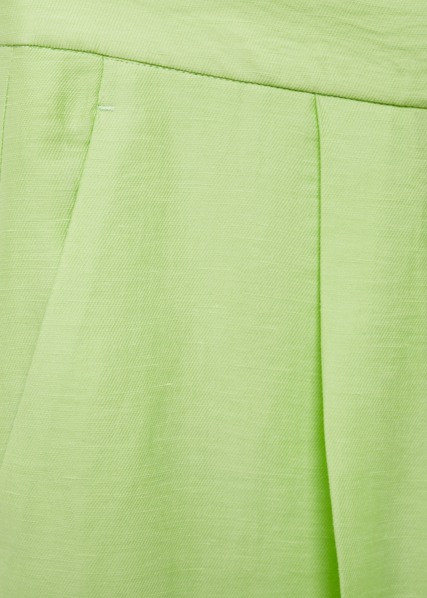 Wideleg linen trousers - Details of the article 8