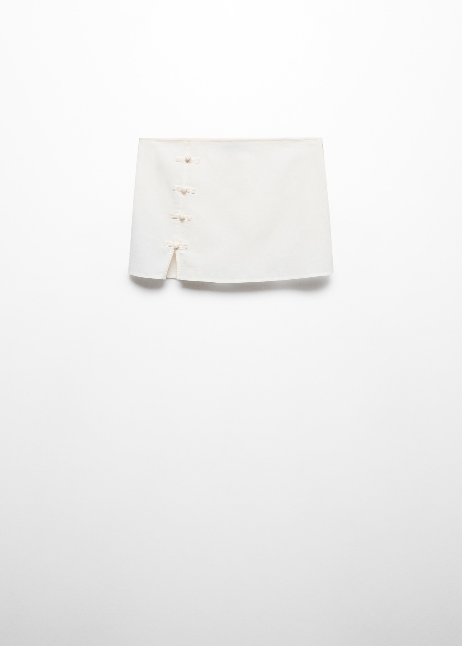 Mini-skirt with decorative buttons - Article without model