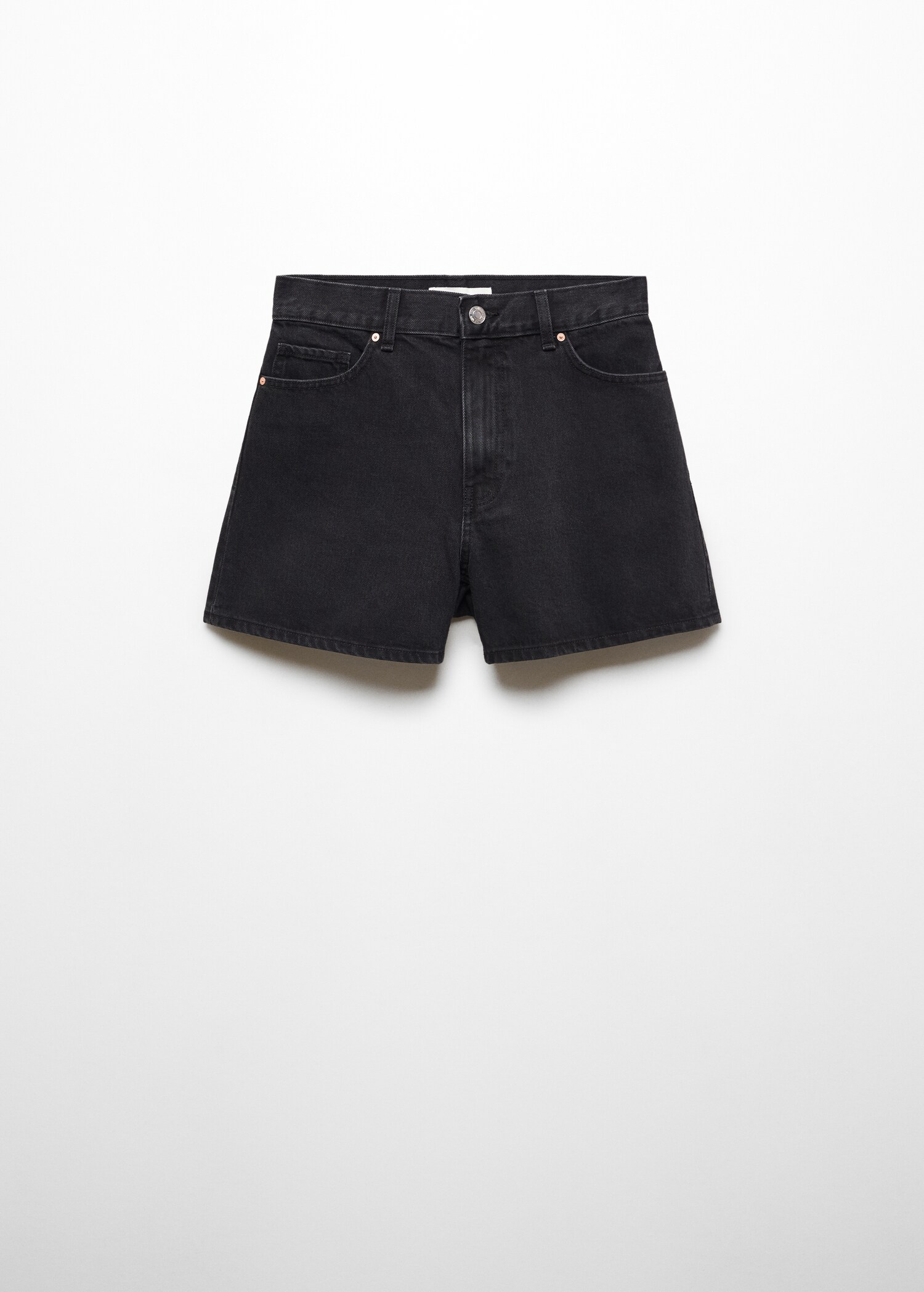 Short denim vita alta - Articolo senza modello