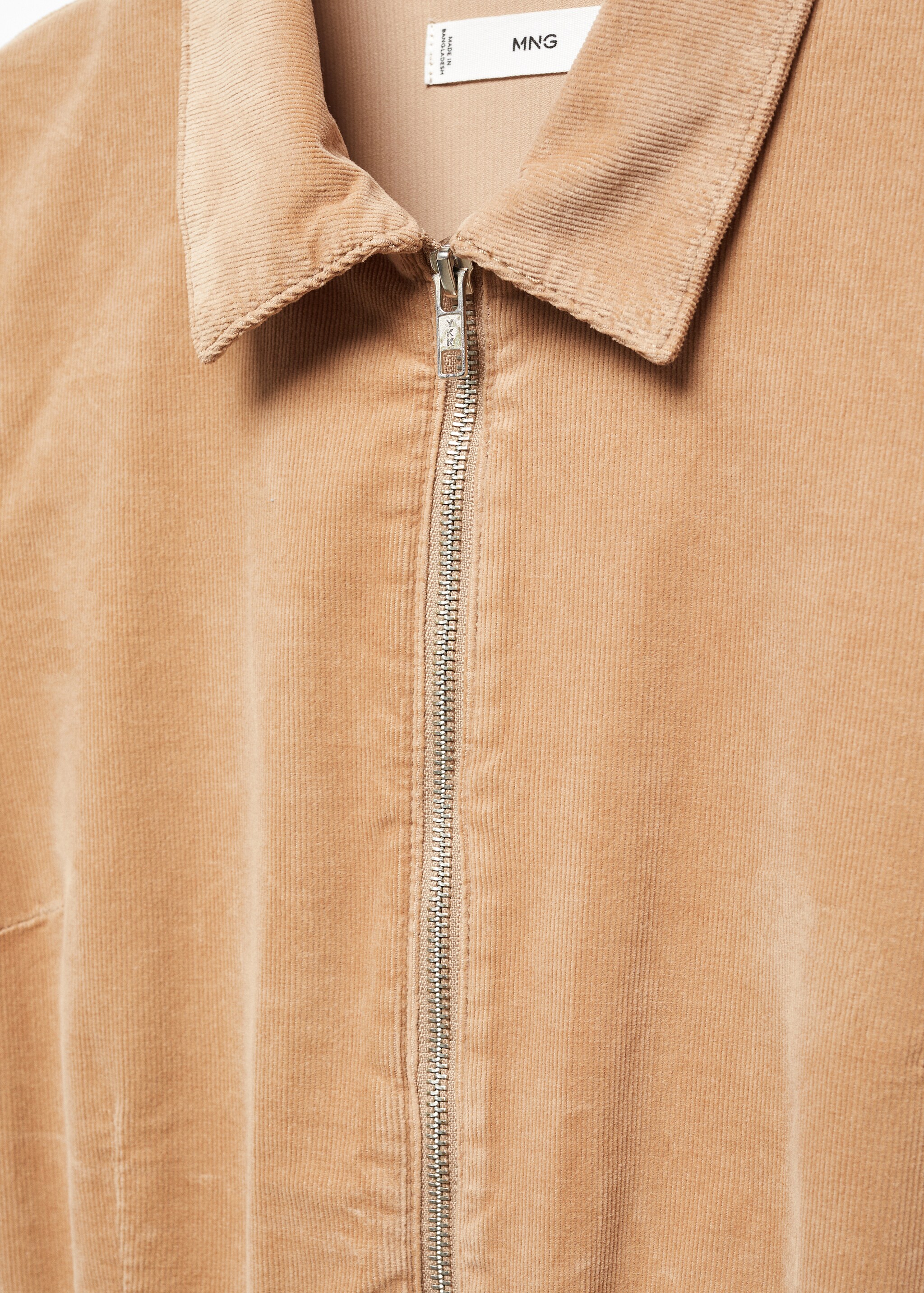 Corduroy jumpsuit with zip - Details of the article 8