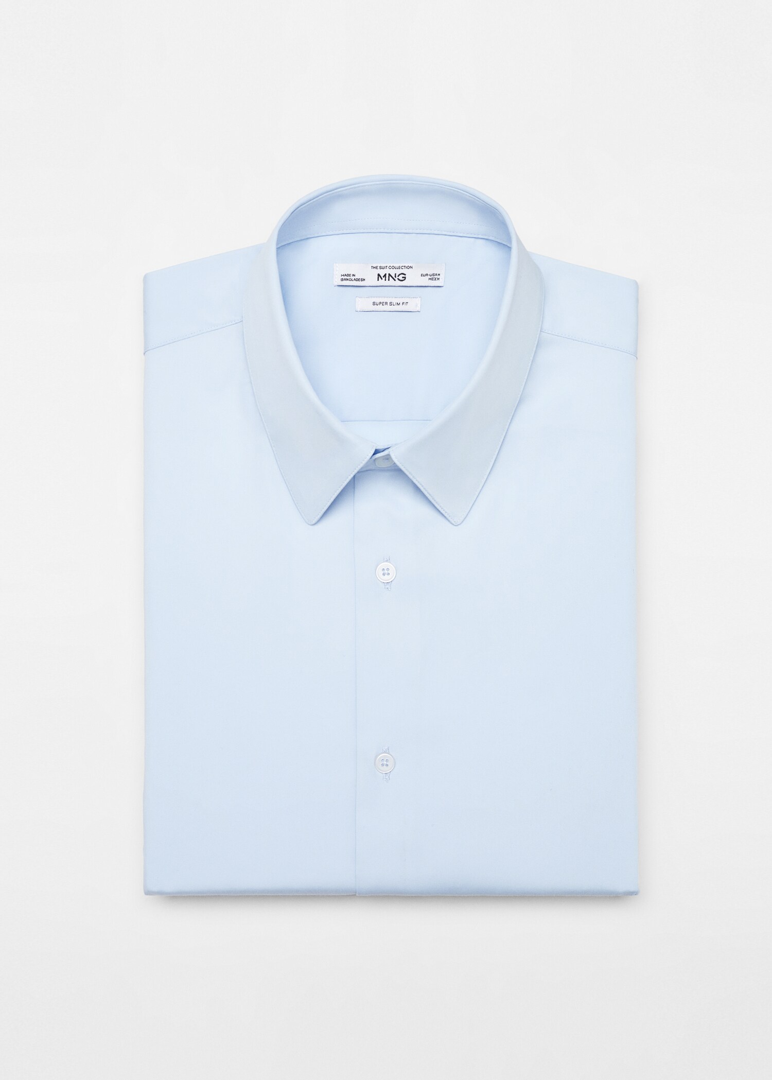 Super slim-fit poplin suit shirt - Details of the article 8