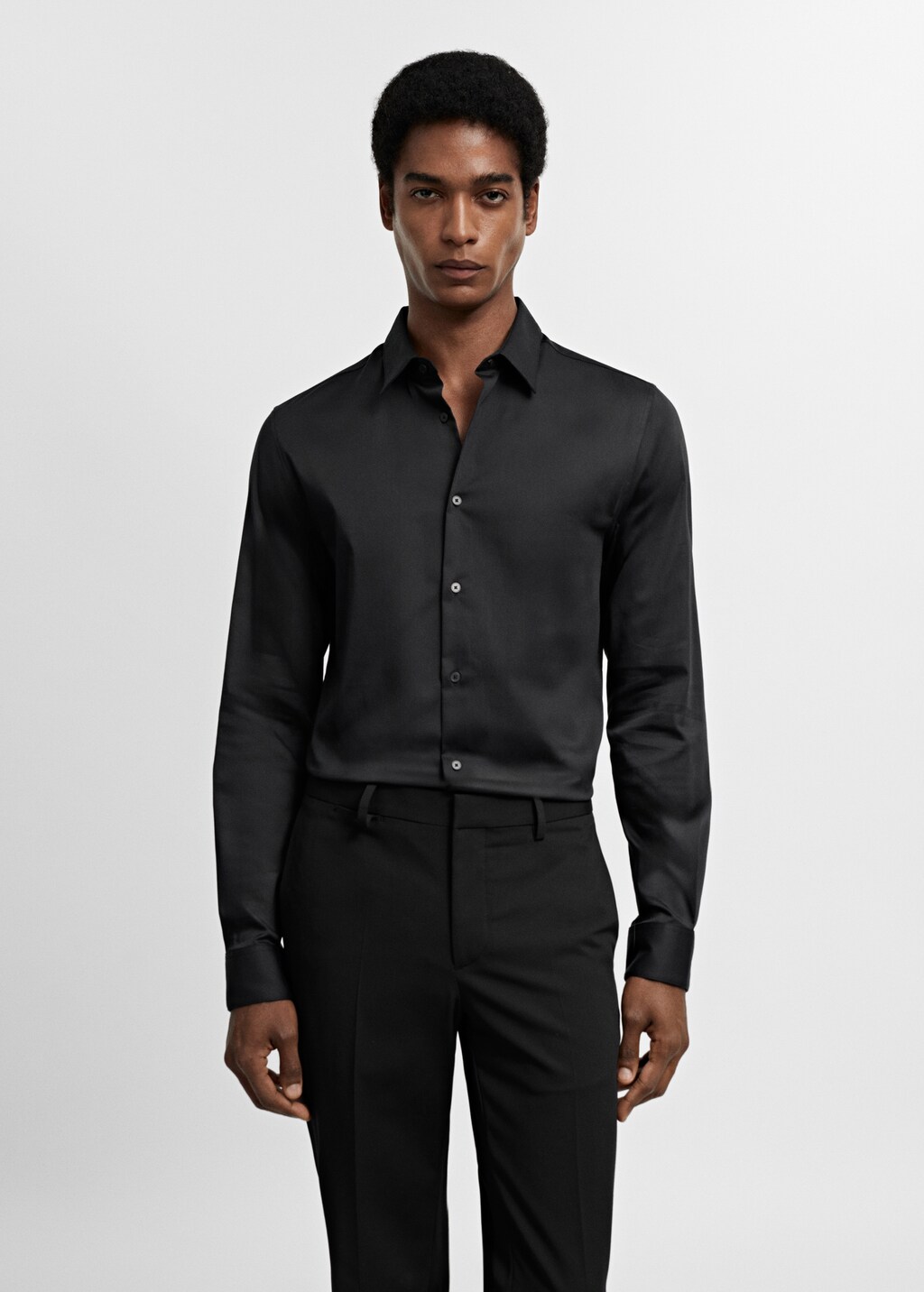Super Slim Fit-Oberhemd aus Popeline - Herren | MANGO Deutschland