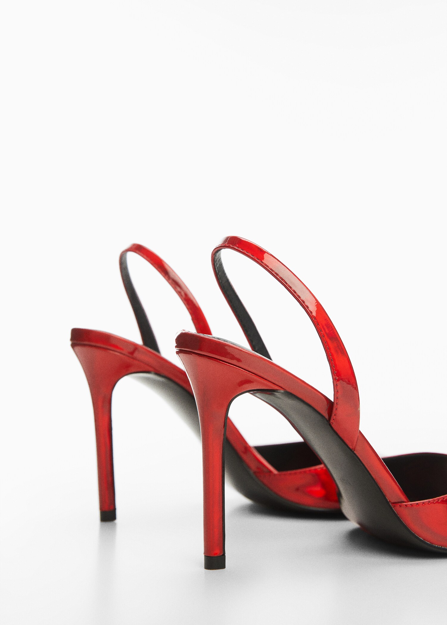 Metallic heel sandals - Details of the article 1