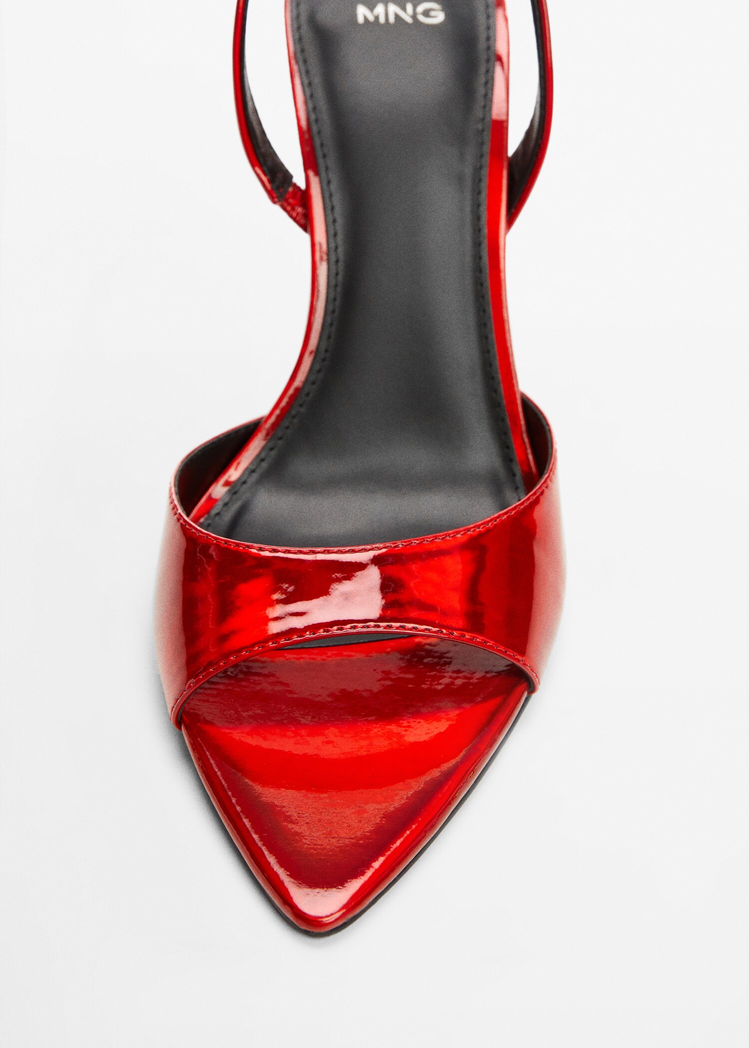 Metallic heel sandals - Details of the article 2