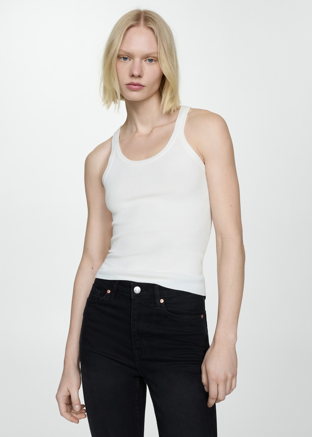 High-rise skinny jeans - image 4