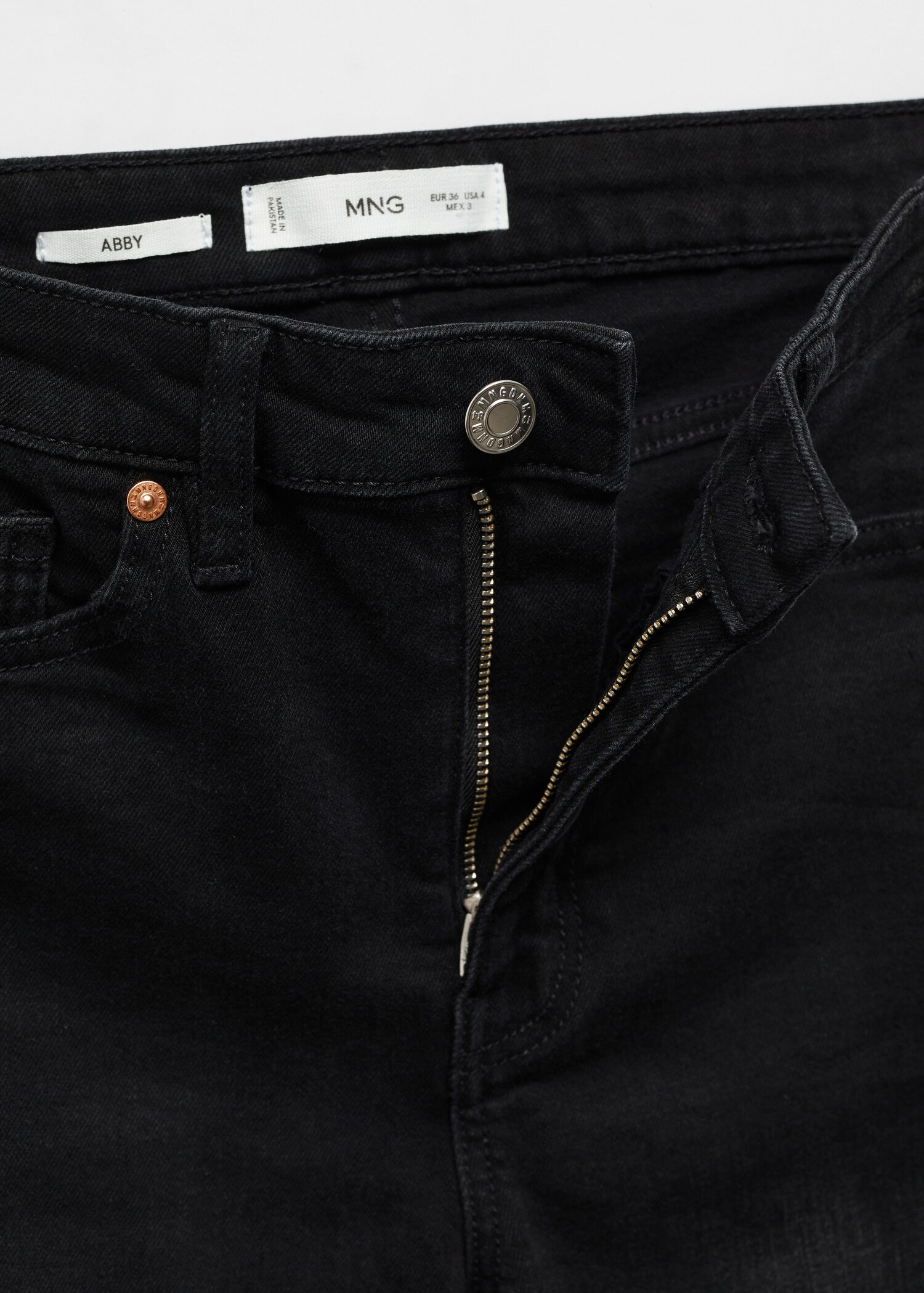 High-rise skinny jeans - Details of the article 8