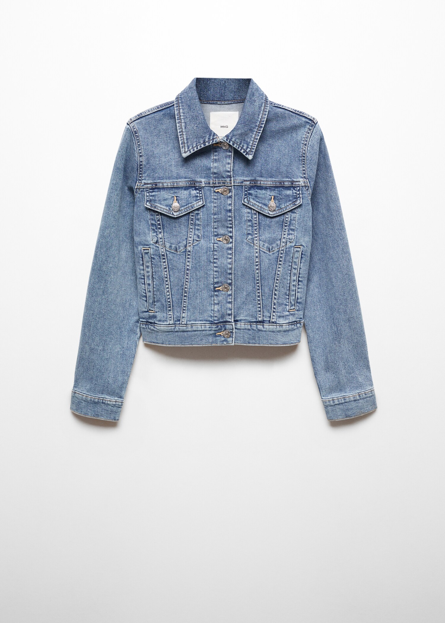 Pocketed denim jacket - Article without model