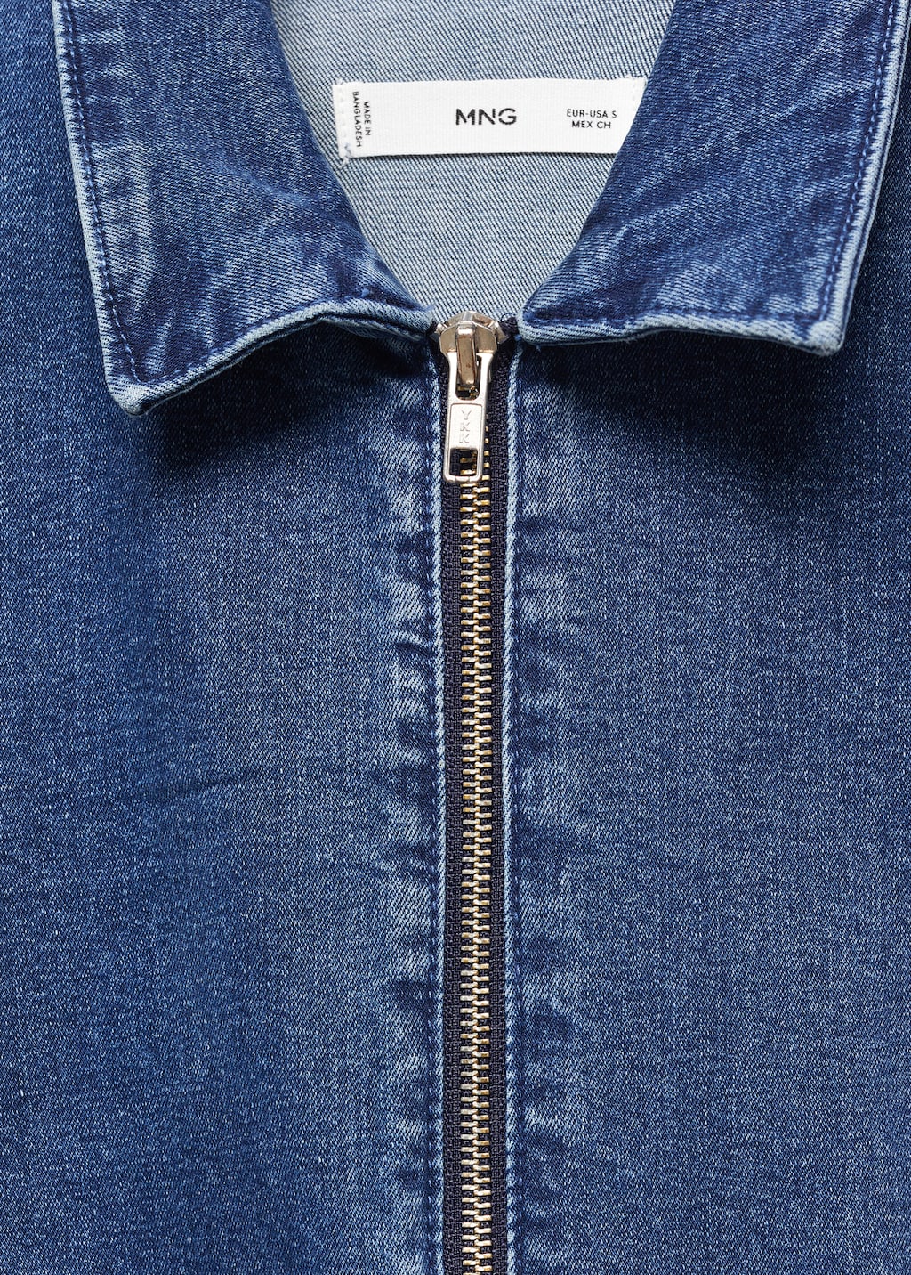 【THE MOZZ】Zuni Denim Button One Piece ADJUSTABLE WAIST Z1975 DENIM JUMPSUIT - Mid-blue | ZARA
