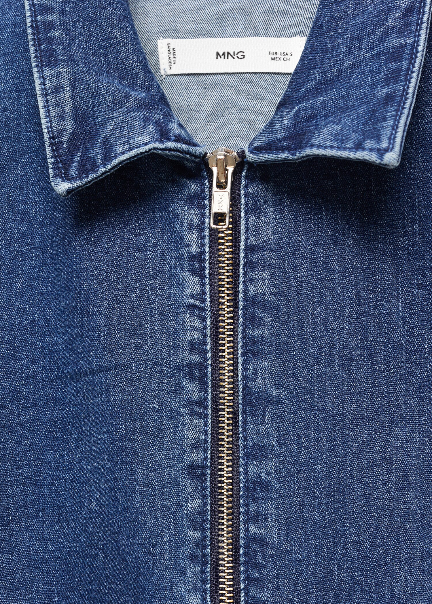 Denim zipper jumpsuit - Details of the article 8