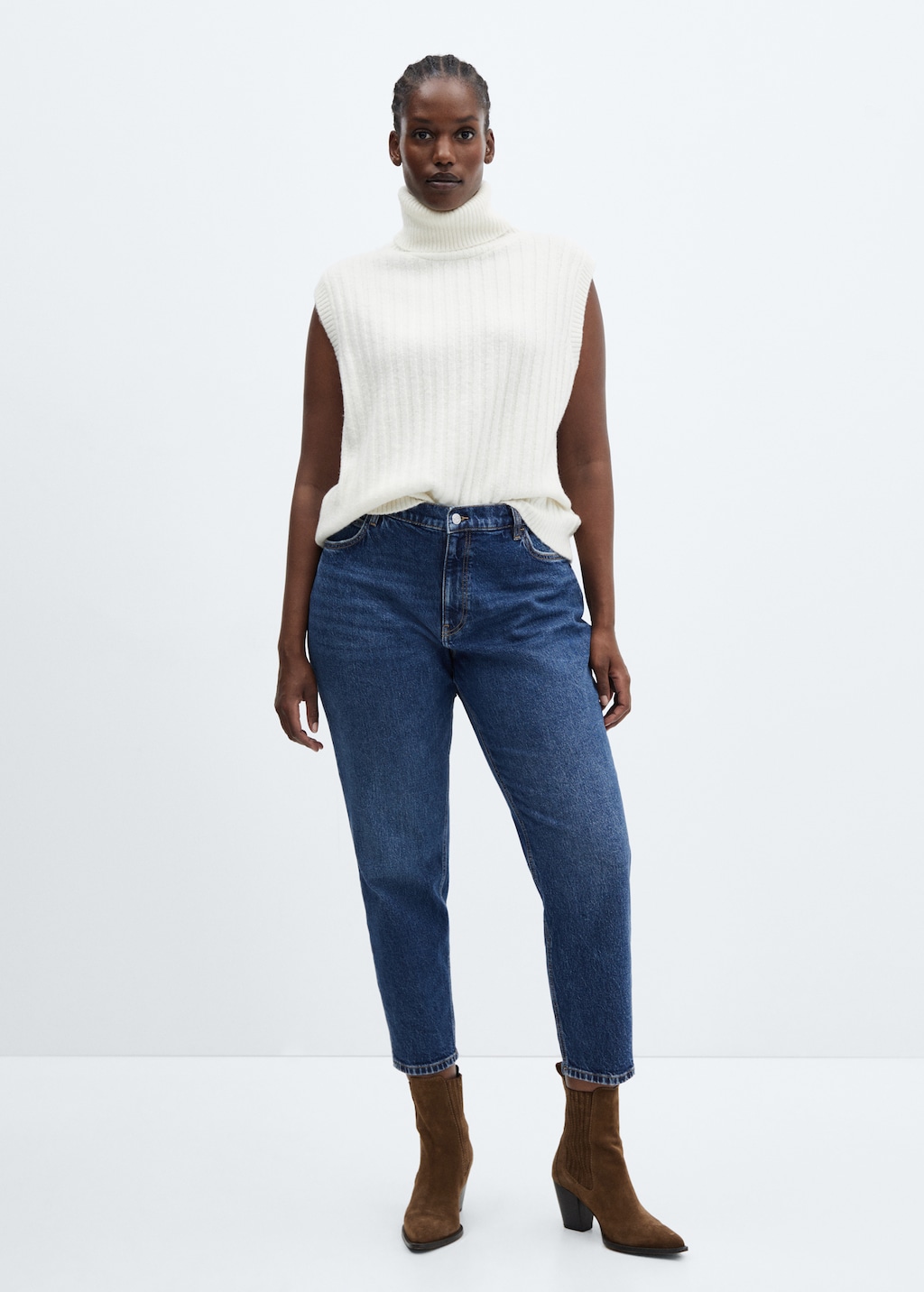 Mango new mom jeans store